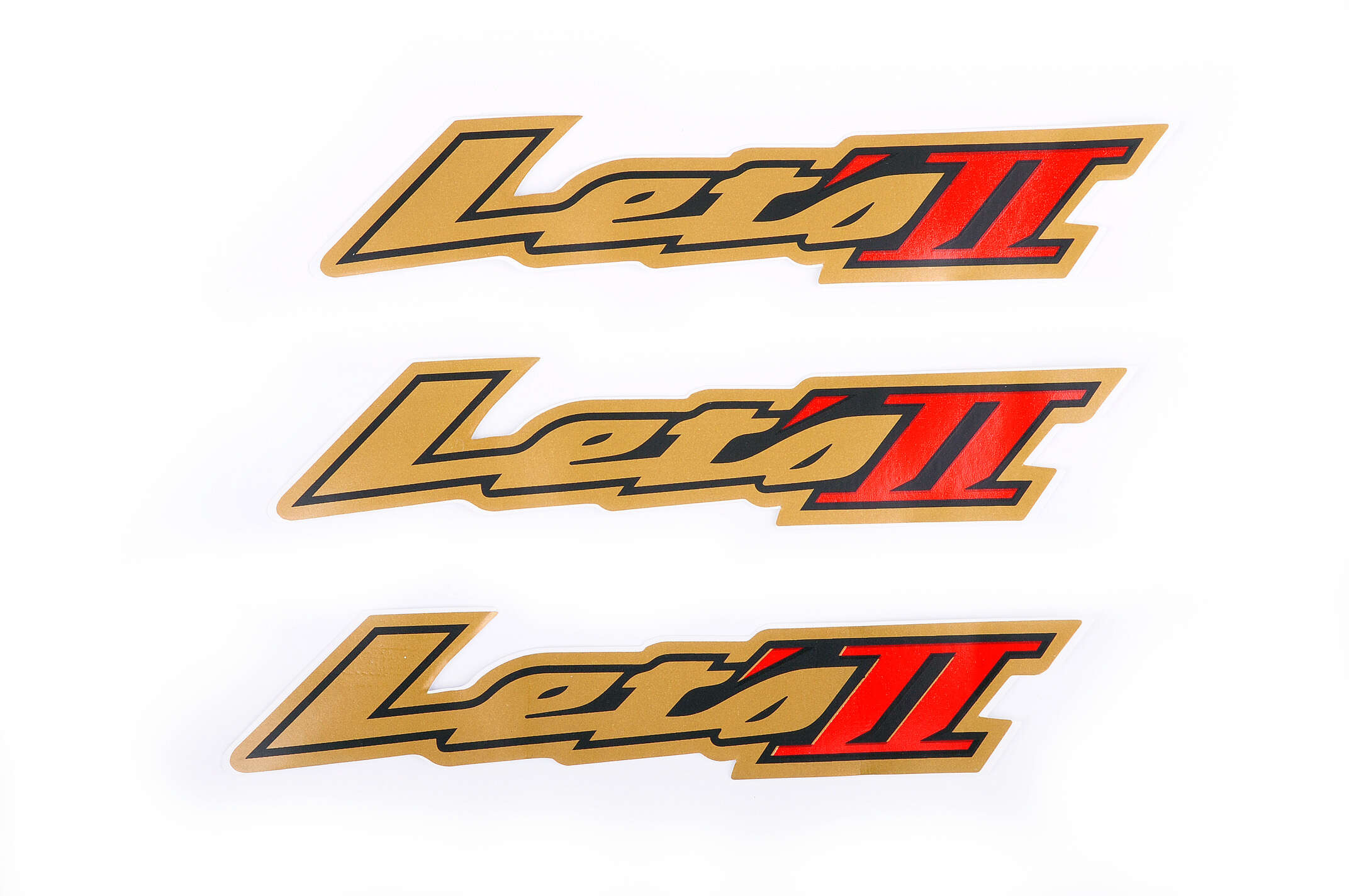 Наклейки (набор) Suzuki LETS 2 (15х3см, 3шт) (#7209)