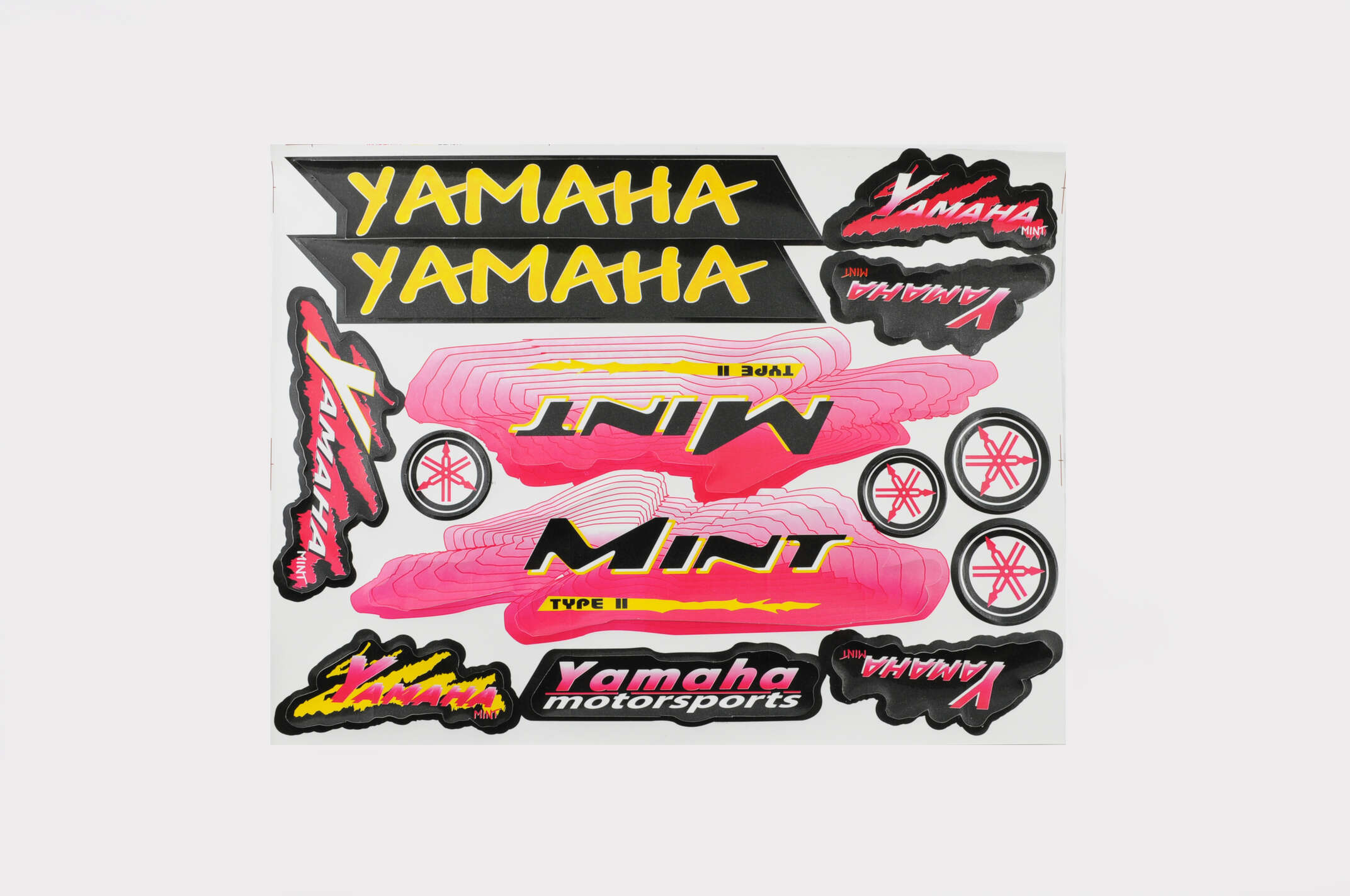 Наклейки (набор) Yamaha MINT (30х23см) E27