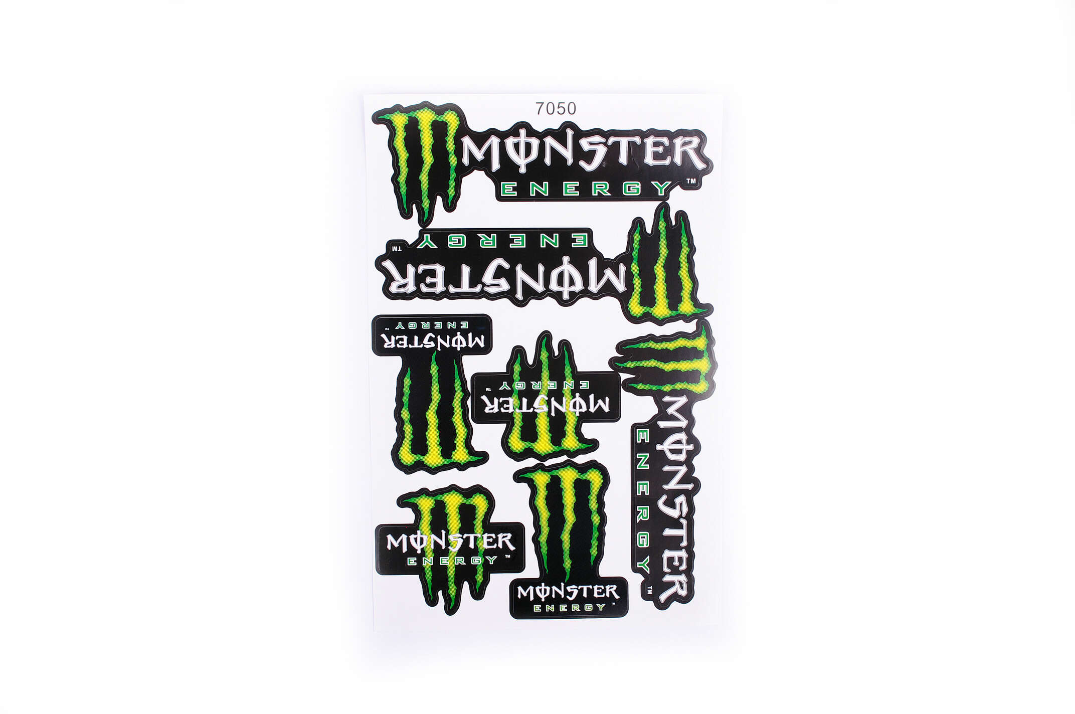 Наклейки (набор) спонсор MONSTER ENERGY (17х26см) (#7050)