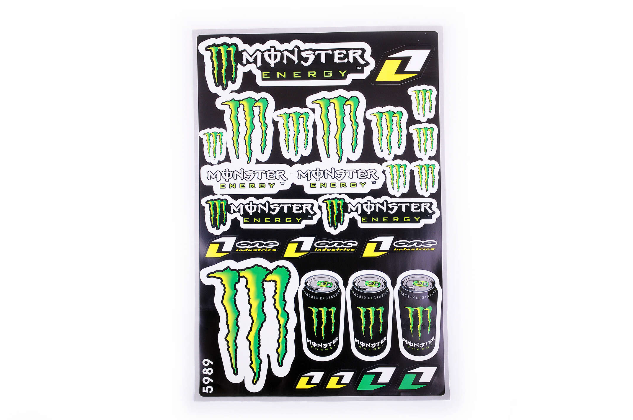 Наклейки (набор) спонсор MONSTER ENERGY (30х45см) (#5989A)