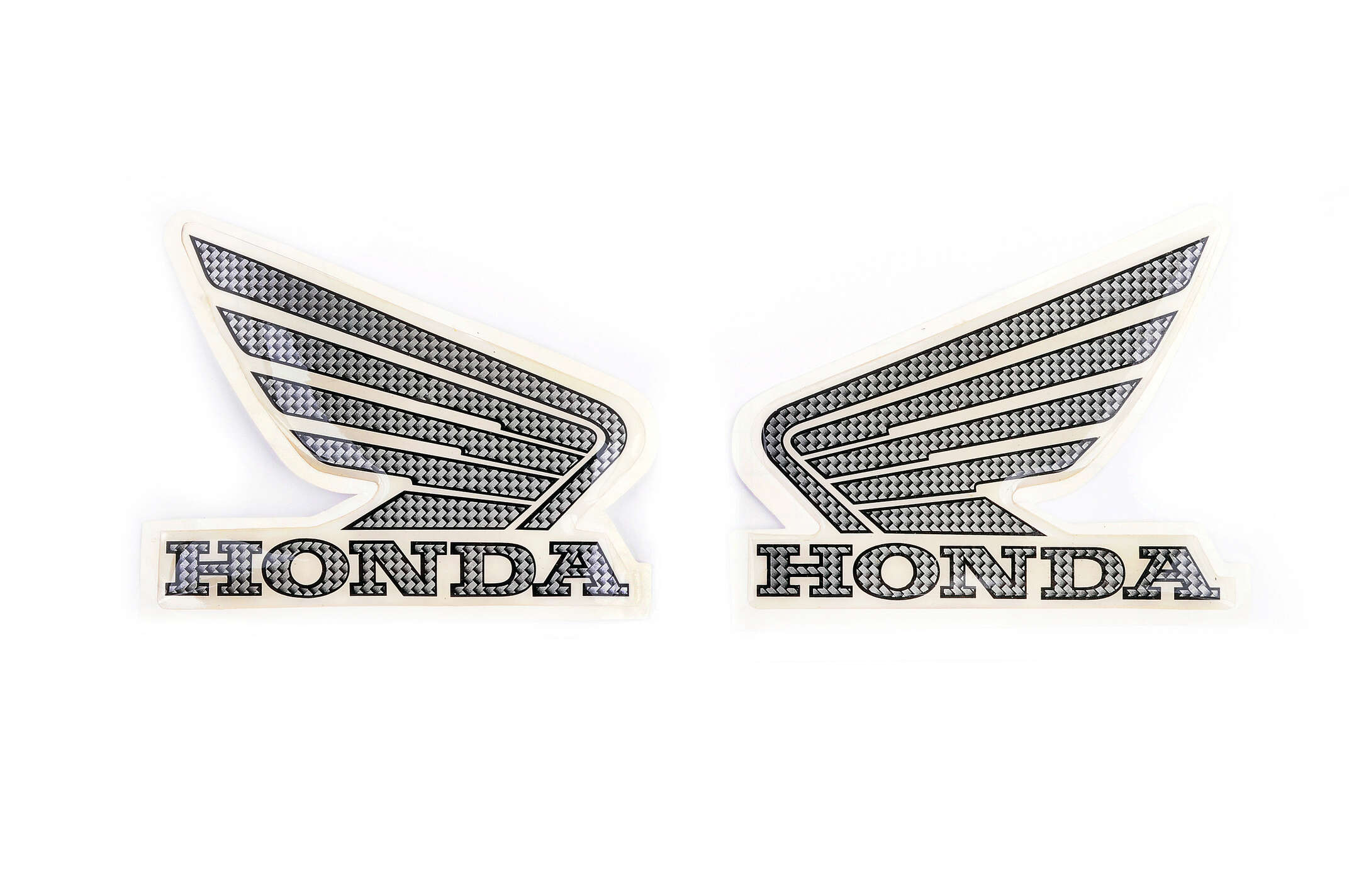 Наклейка логотип (mod:Honda 15x3см, 2шт, силикон) (#4928)