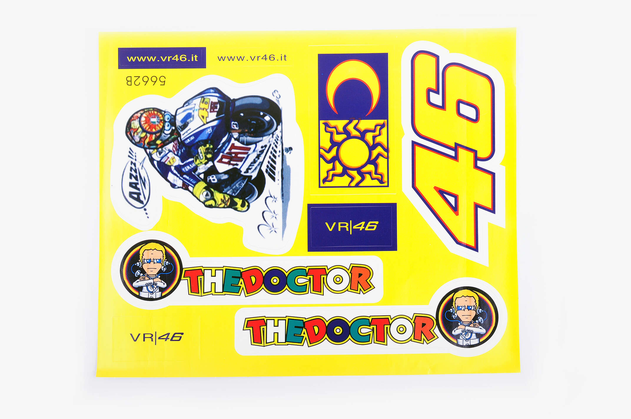 Наклейки (набор) спонсор VR46 (22х26см) (#5662B)
