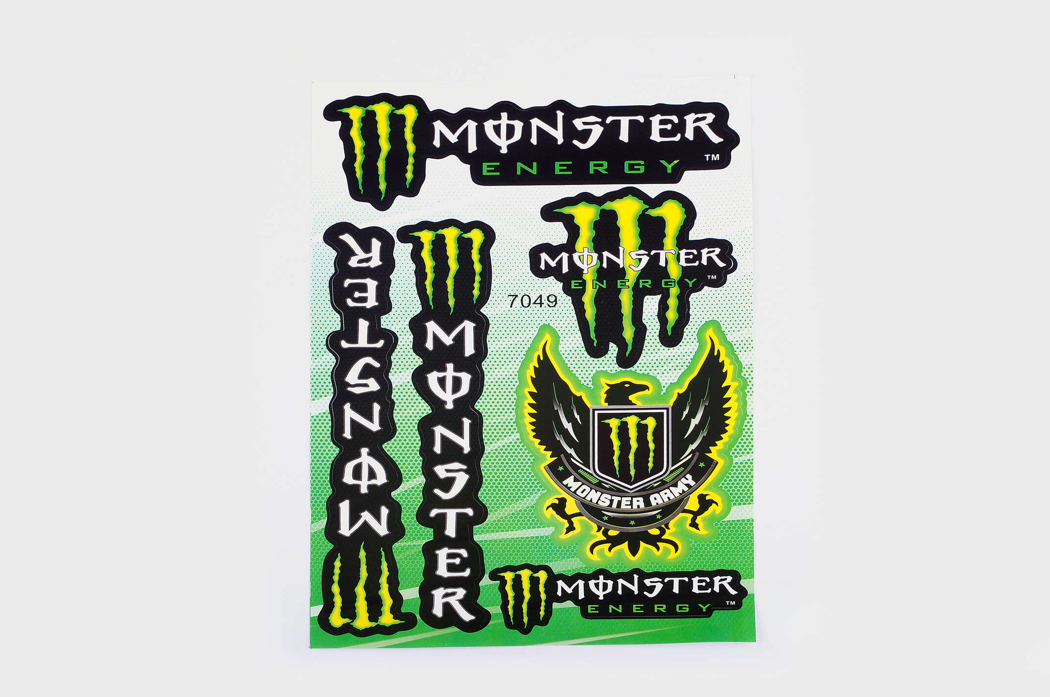 Наклейки (набор) спонсор MONSTER ENERGY (17х26см) (#7049)