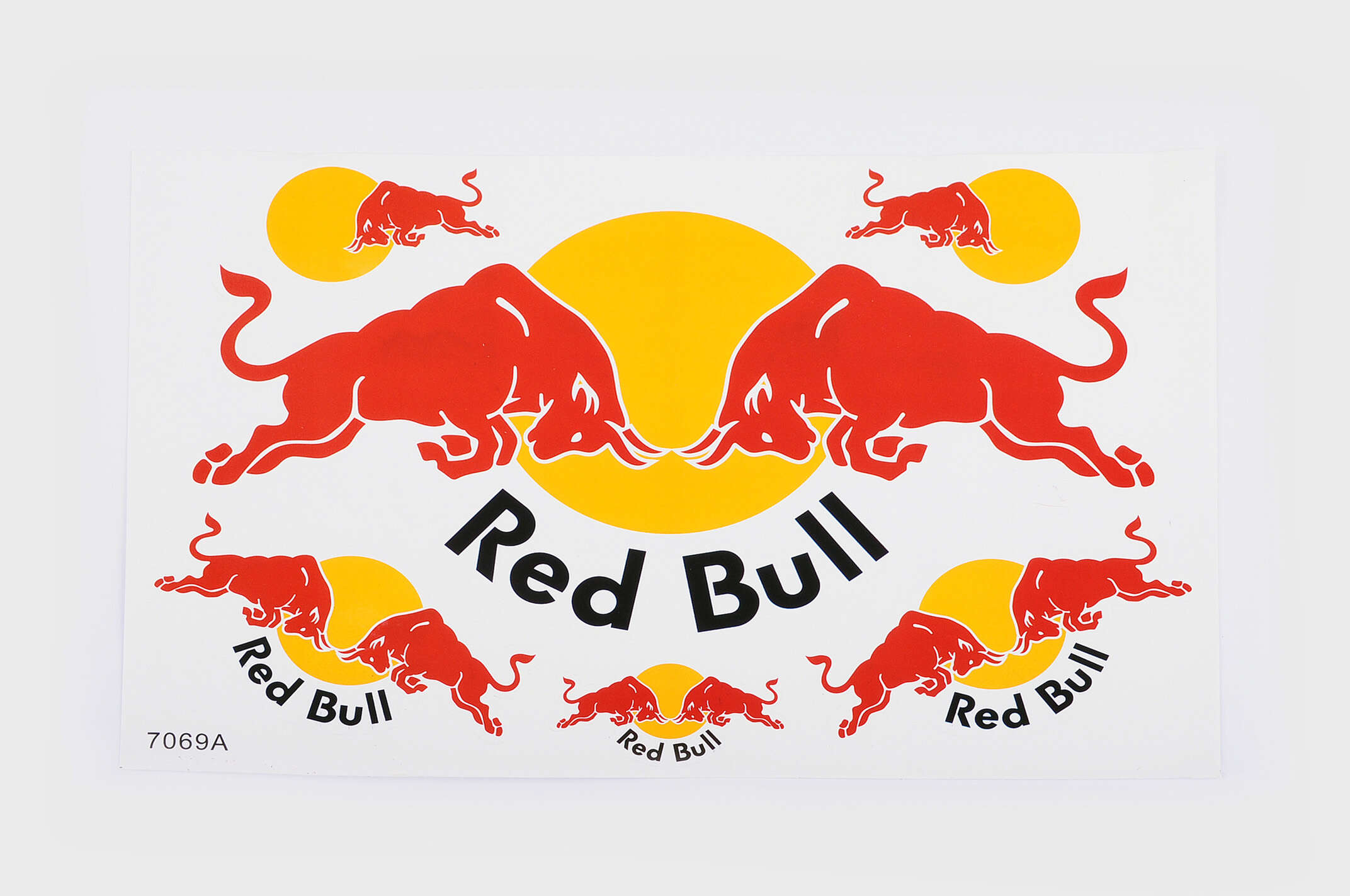 Наклейки (набор) спонсор RED BULL (27х17cм) (#7069A)