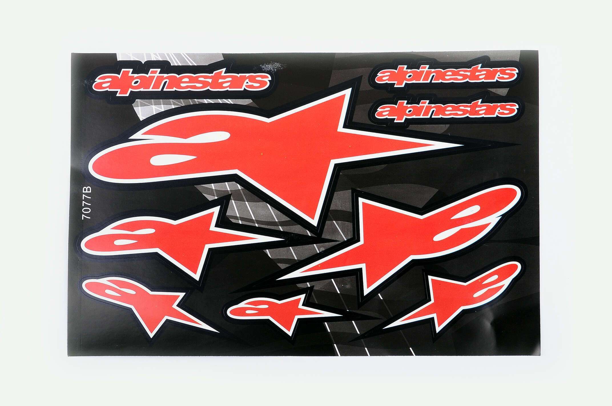 Наклейки (набор) спонсор ALPINESTARS (27х17cм) (#7077B)