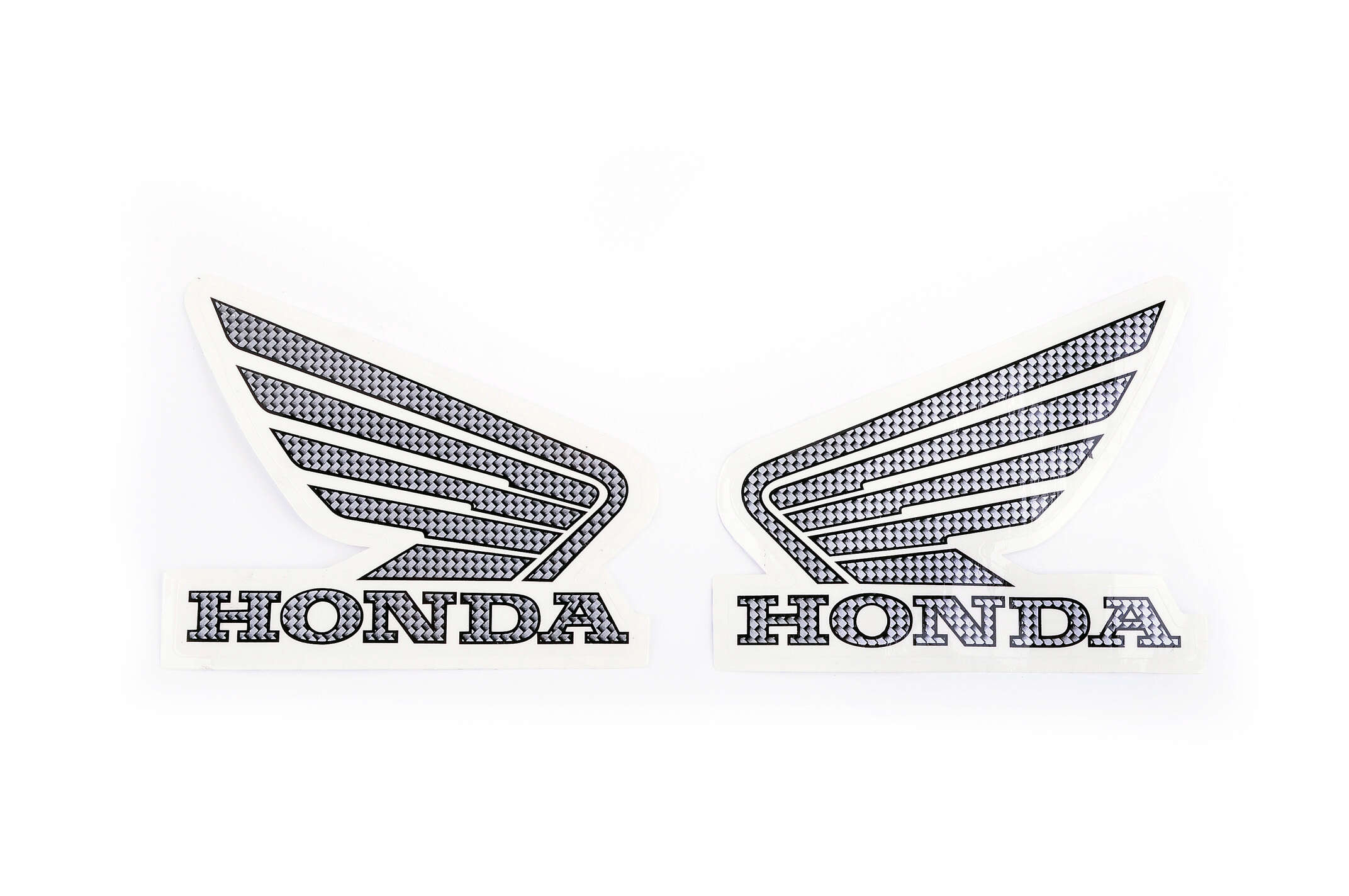Наклейка логотип (mod:Honda 12x9см, 2шт) (#1855A)