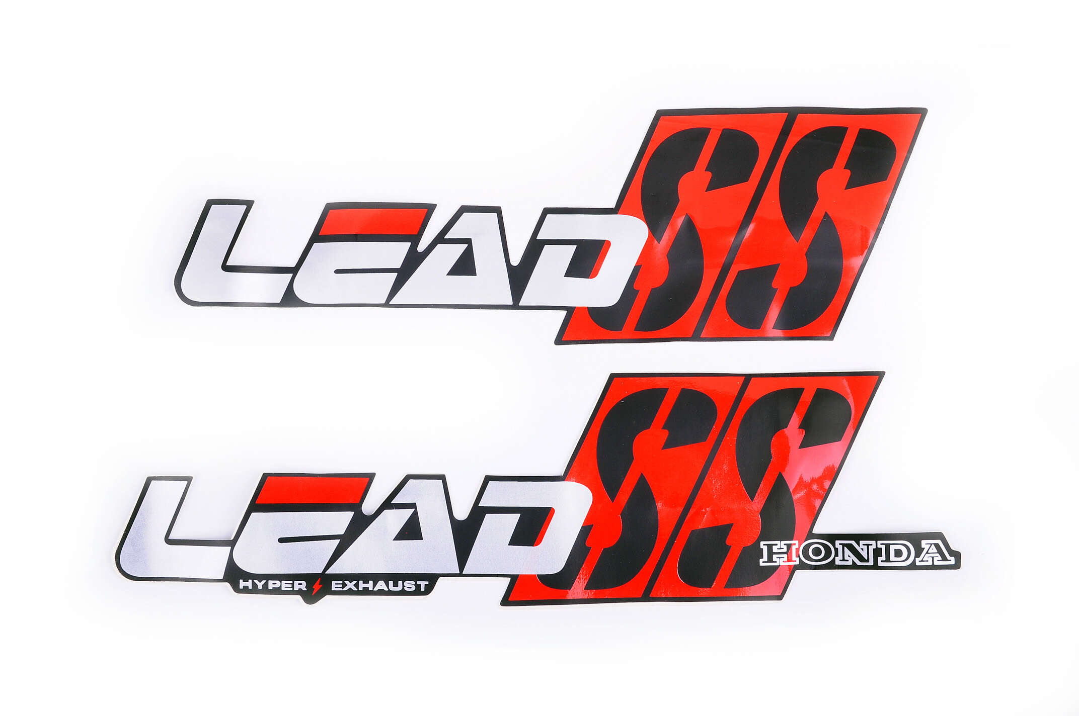 Наклейки (набор) Honda LEAD SS (34х9см, 3шт) (#0657)