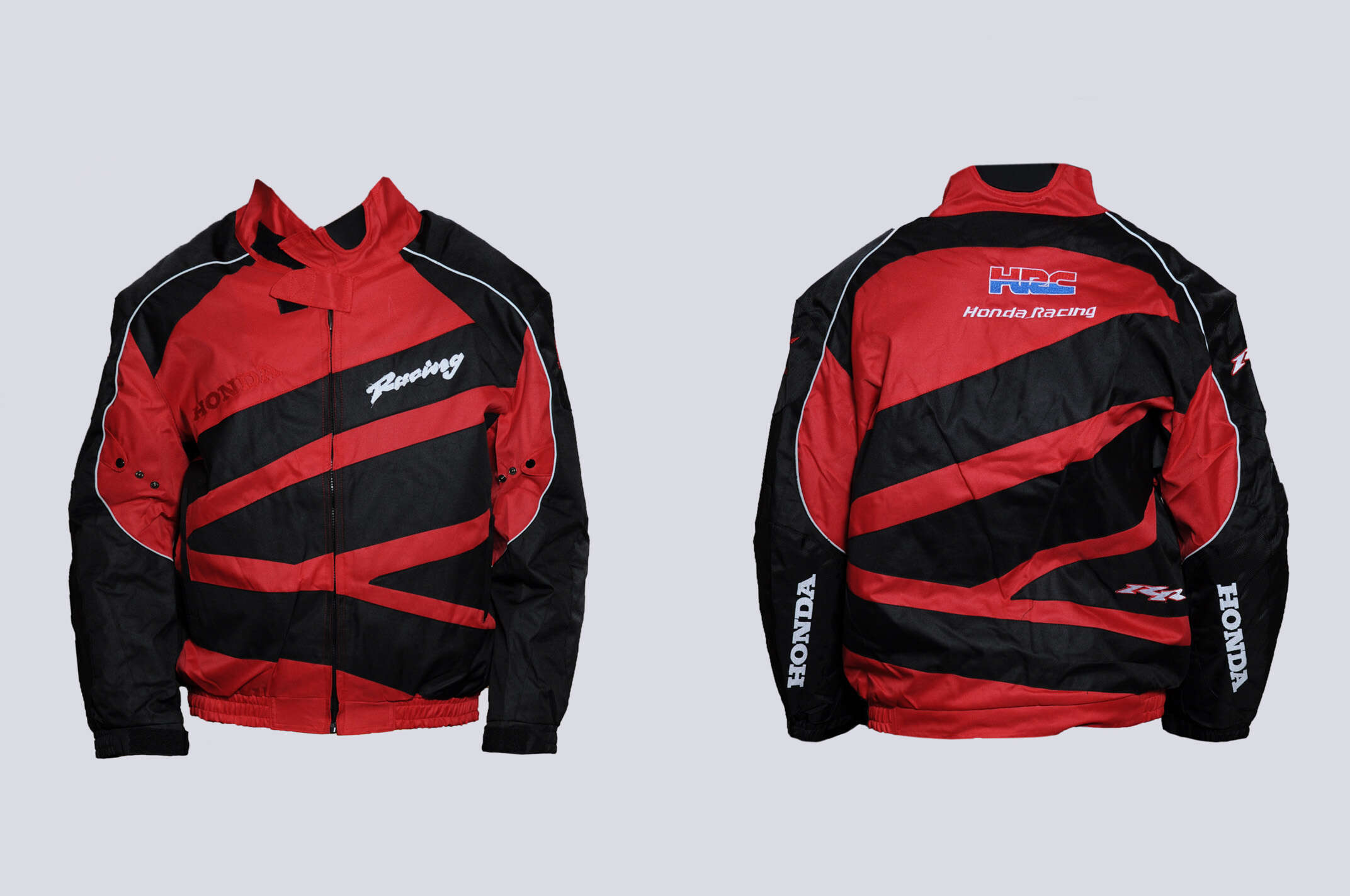Мотокуртка HONDA (текстиль) (size:XXXL, красная)