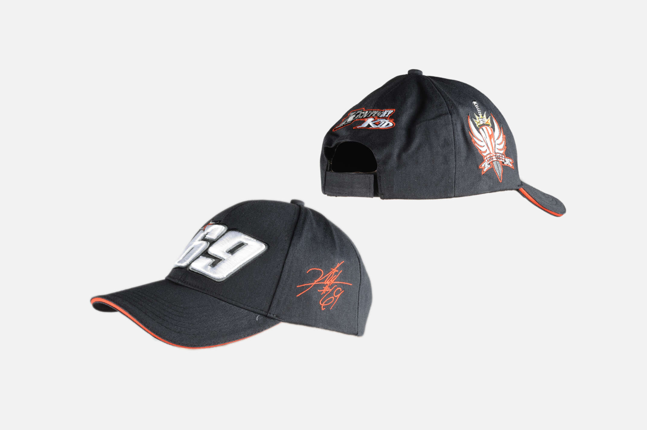 Бейсболка 69 NICKY HAYDEN (черная, 100% хлопок)