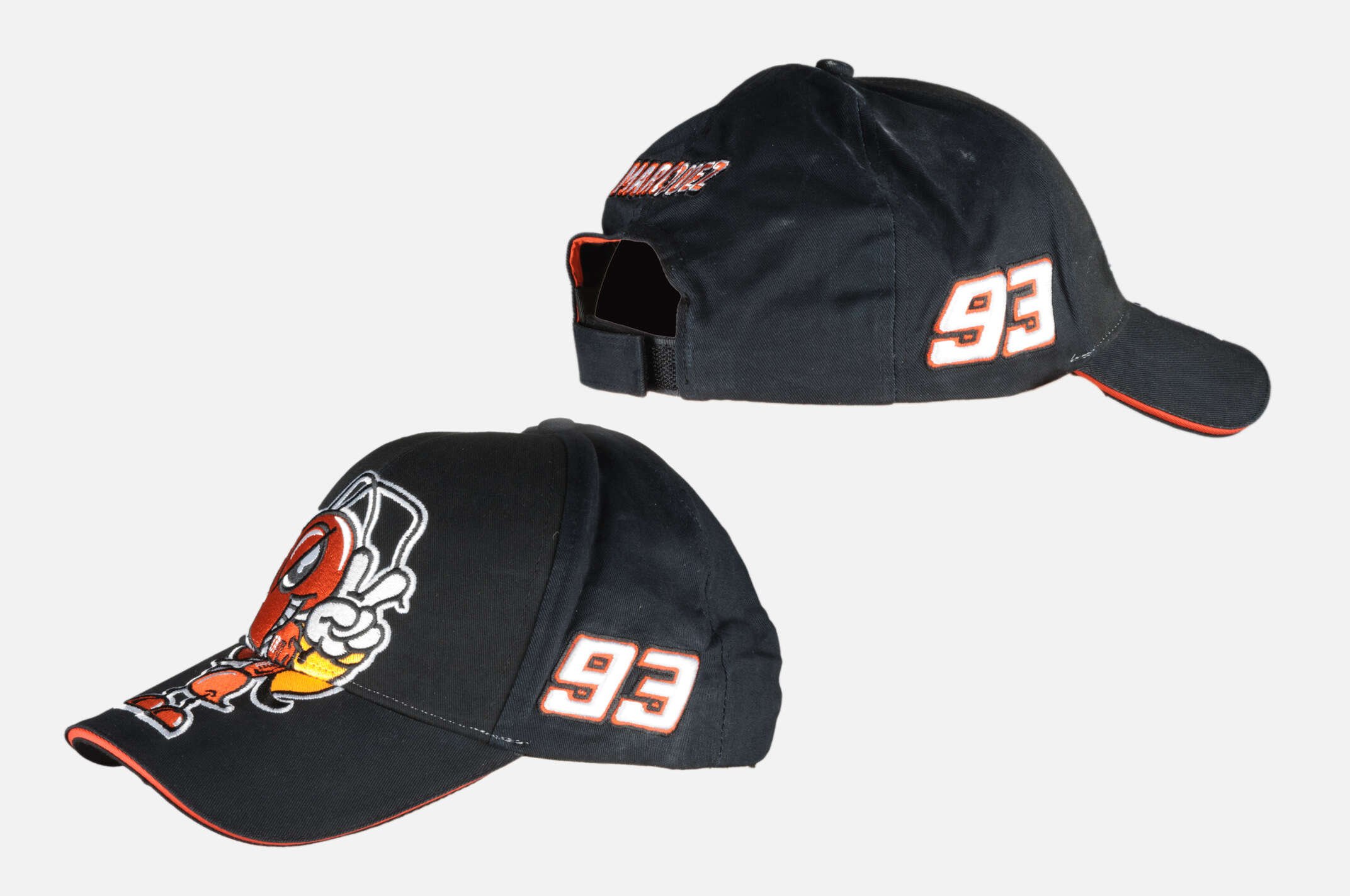 Бейсболка 93 MARC MARQUEZ (черная, 100% хлопок)