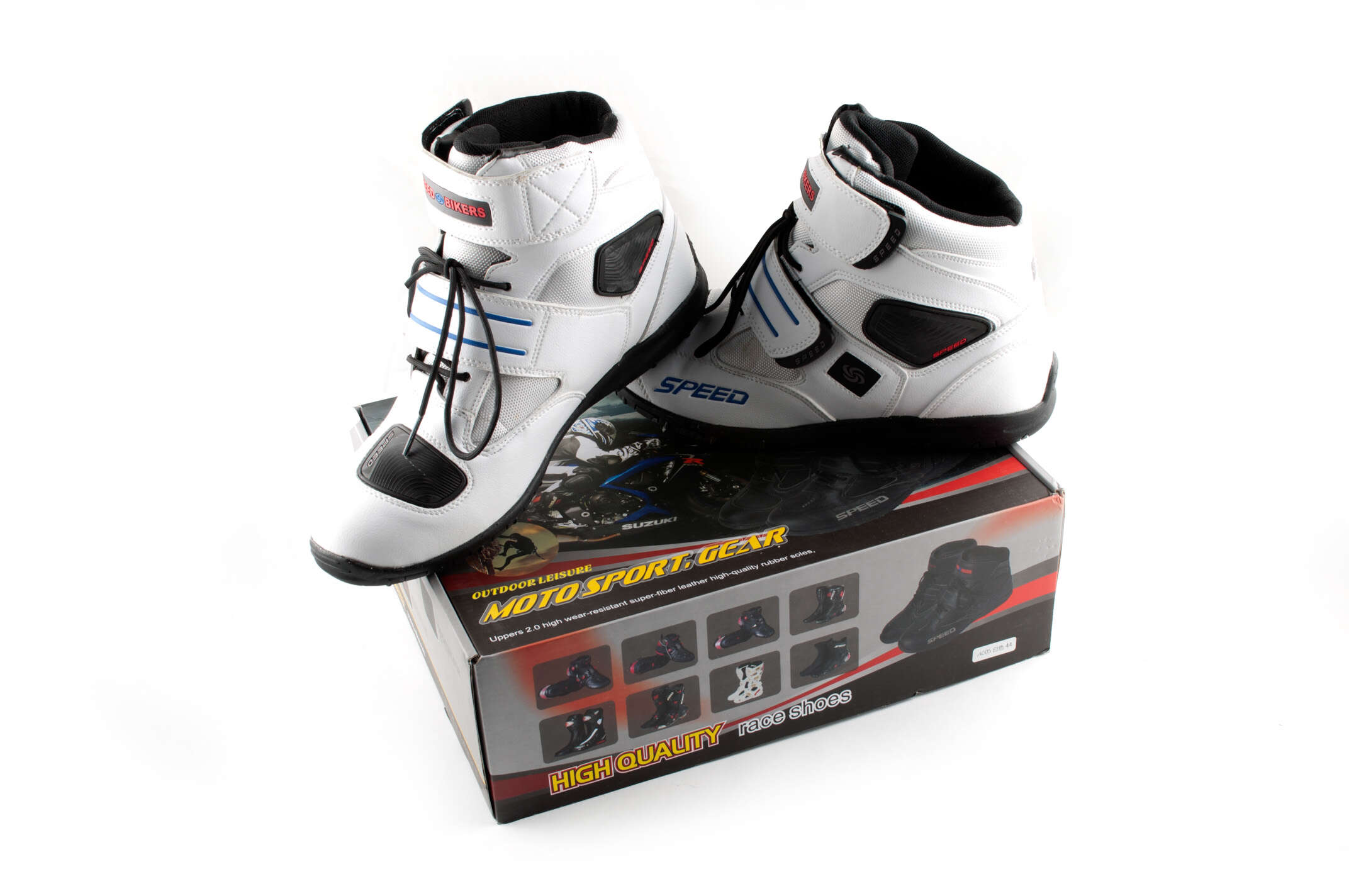 Ботинки PROBIKER (mod:A005, size:40, белые)