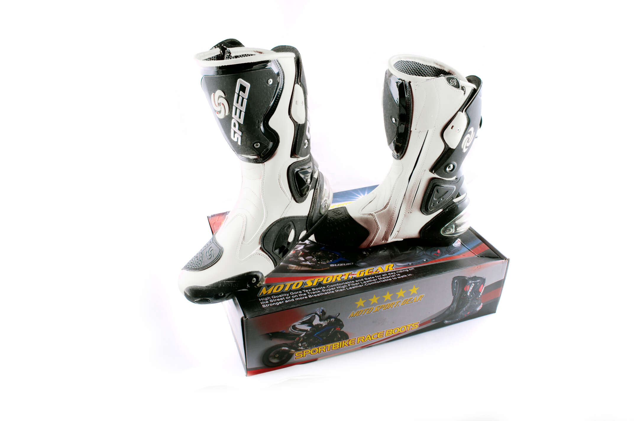 Ботинки PROBIKER (mod:1001, size:45, белые)