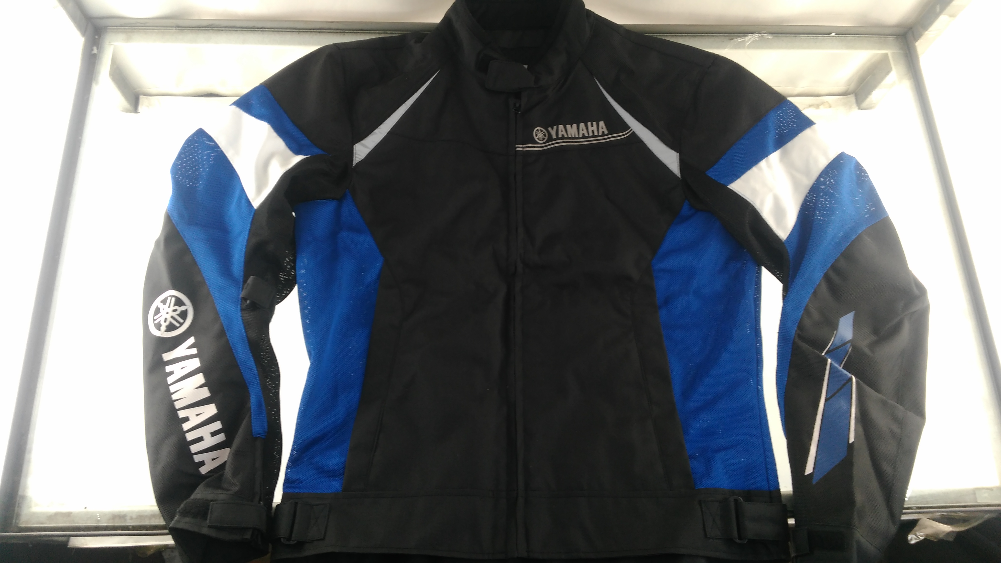 Мотокуртка YAMAHA (текстиль) (mod:YA-1, size:L, синяя)