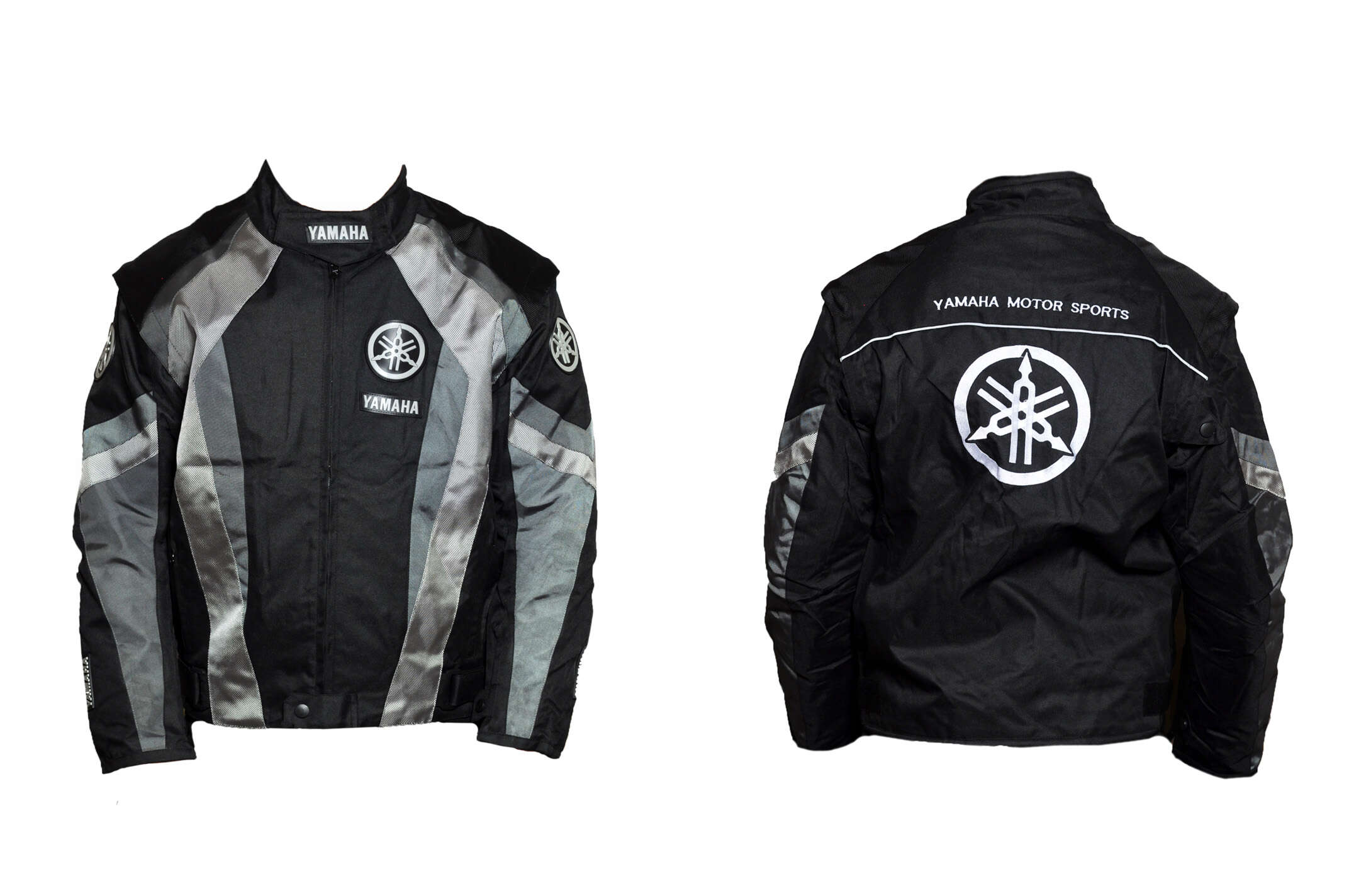 Мотокуртка YMH (текстиль) (mod:Racing, size:L, серая)
