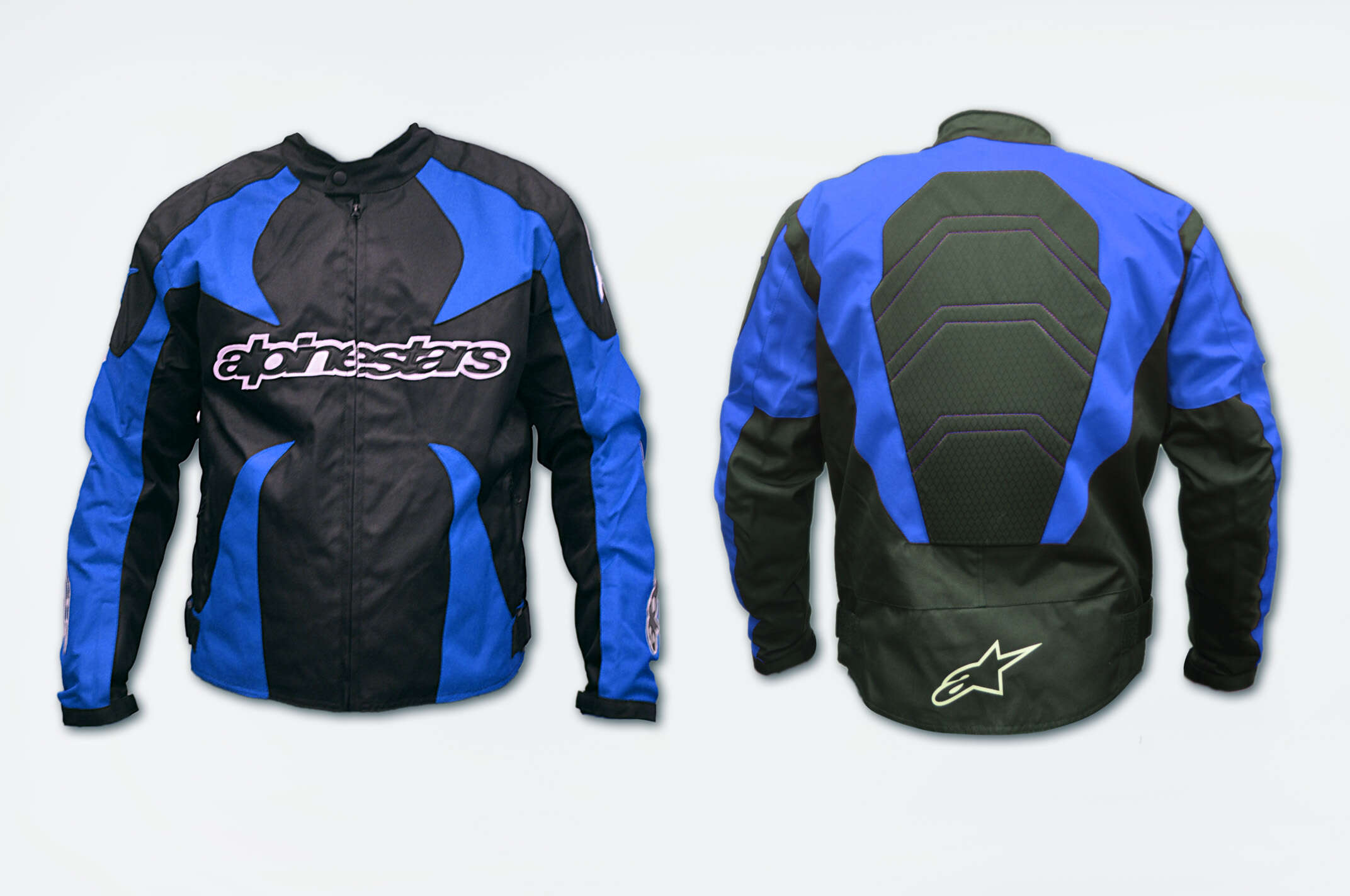 Мотокуртка ALPINESTARS (текстиль) (size:XXL, синяя)