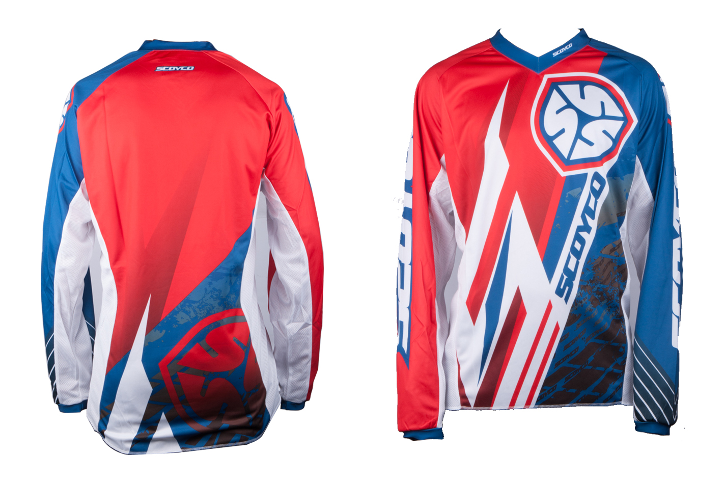 Футболка (size:L, 100% хлопок) (мото-кроссовая) SCOYCO