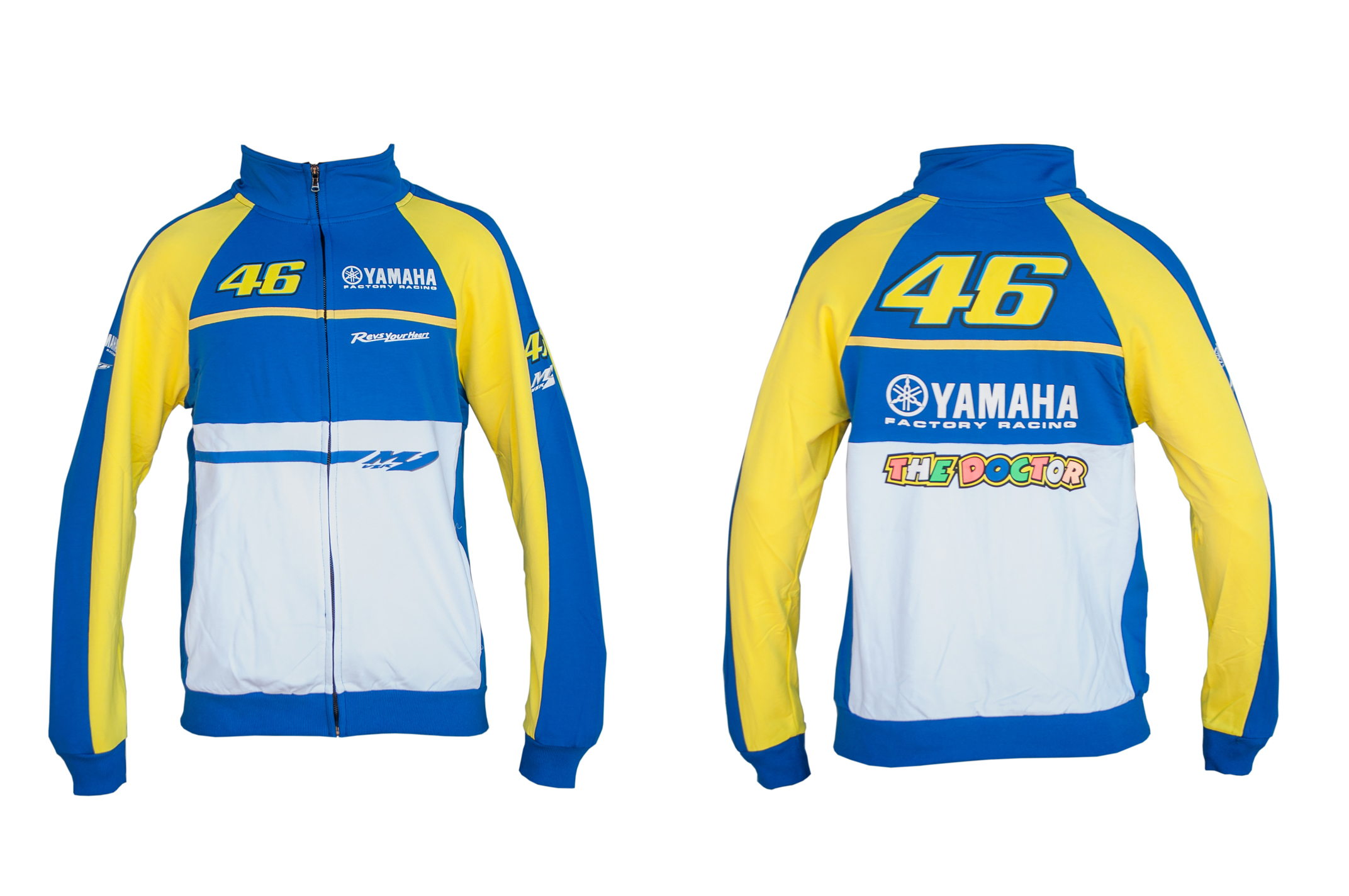 Мастерка (желто-сине-белая YAMAHA size L) 46