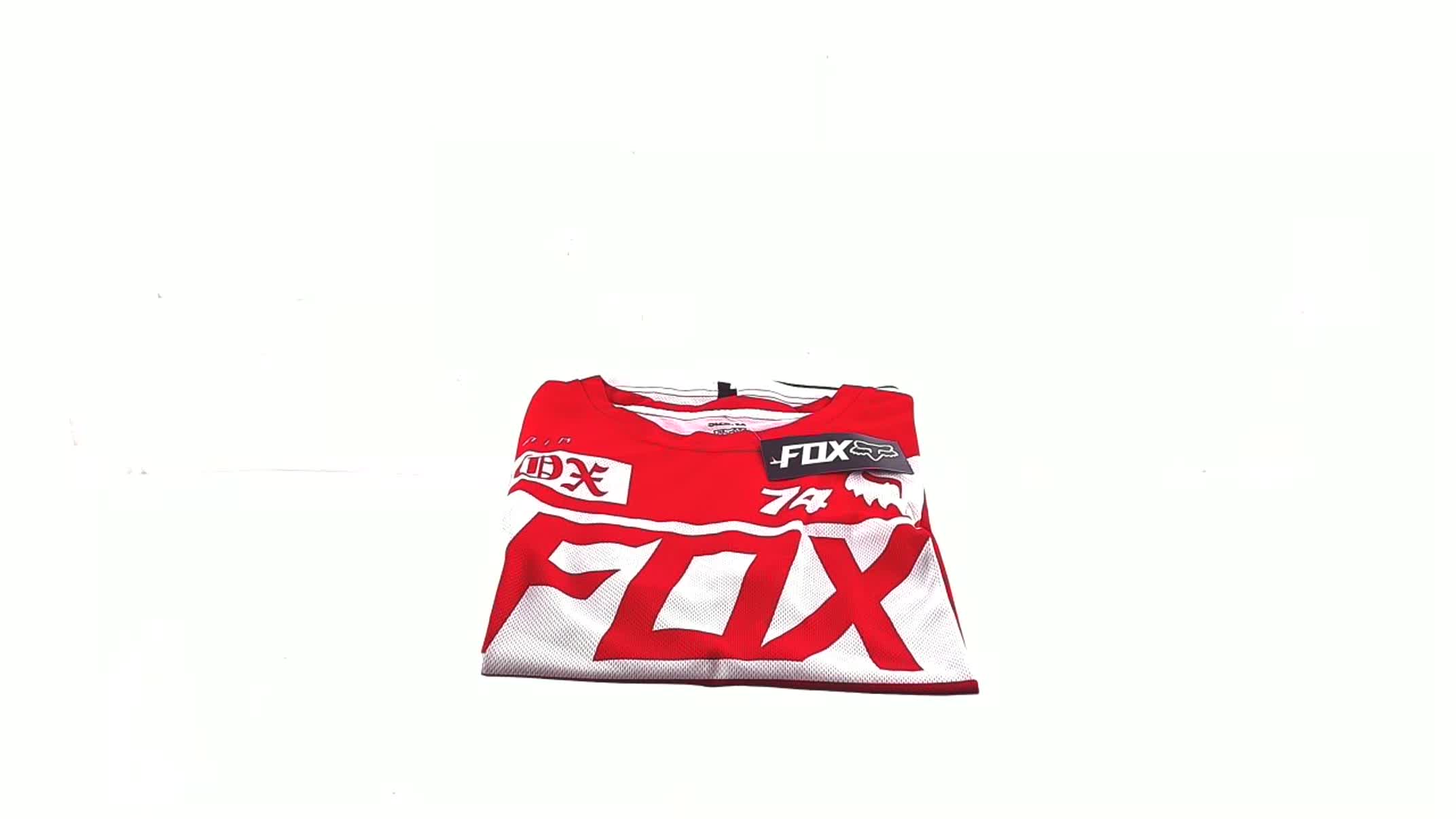 Футболка (бело-красная size M) FOX