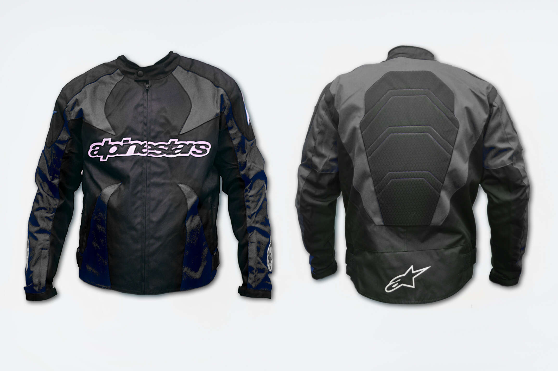 Мотокуртка ALPINESTARS (текстиль) (size:XL, черная)