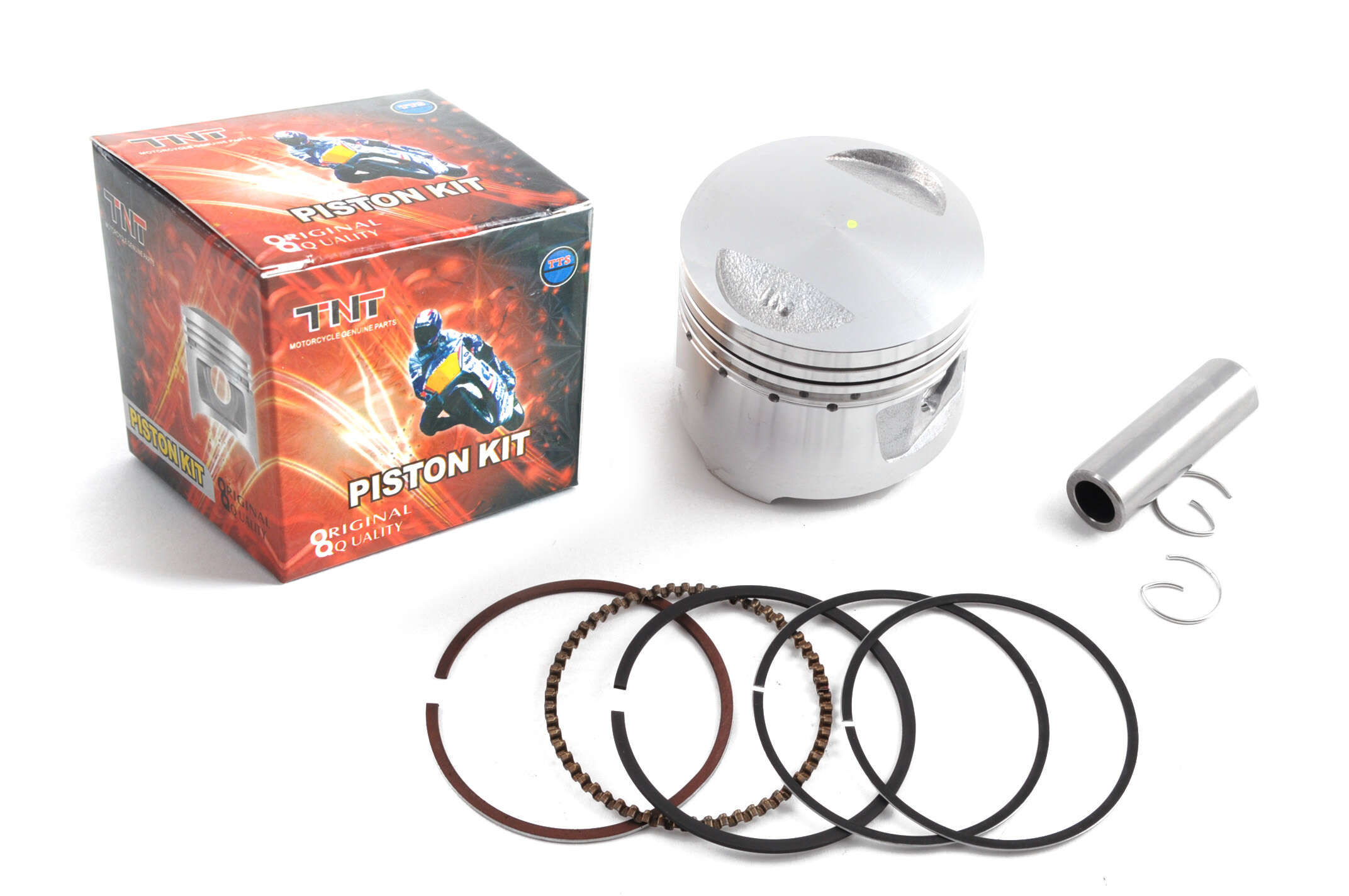 Поршень 4T CB/CG Ø62,50mm, p-15 (150/175cc 0,50: 162FMJ, 162FMK) RED