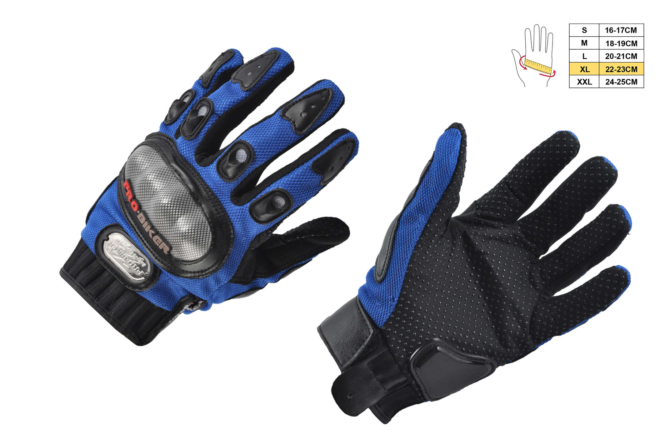 Перчатки PRO-BIKER (mod:MCS-01, size:XL, синие)