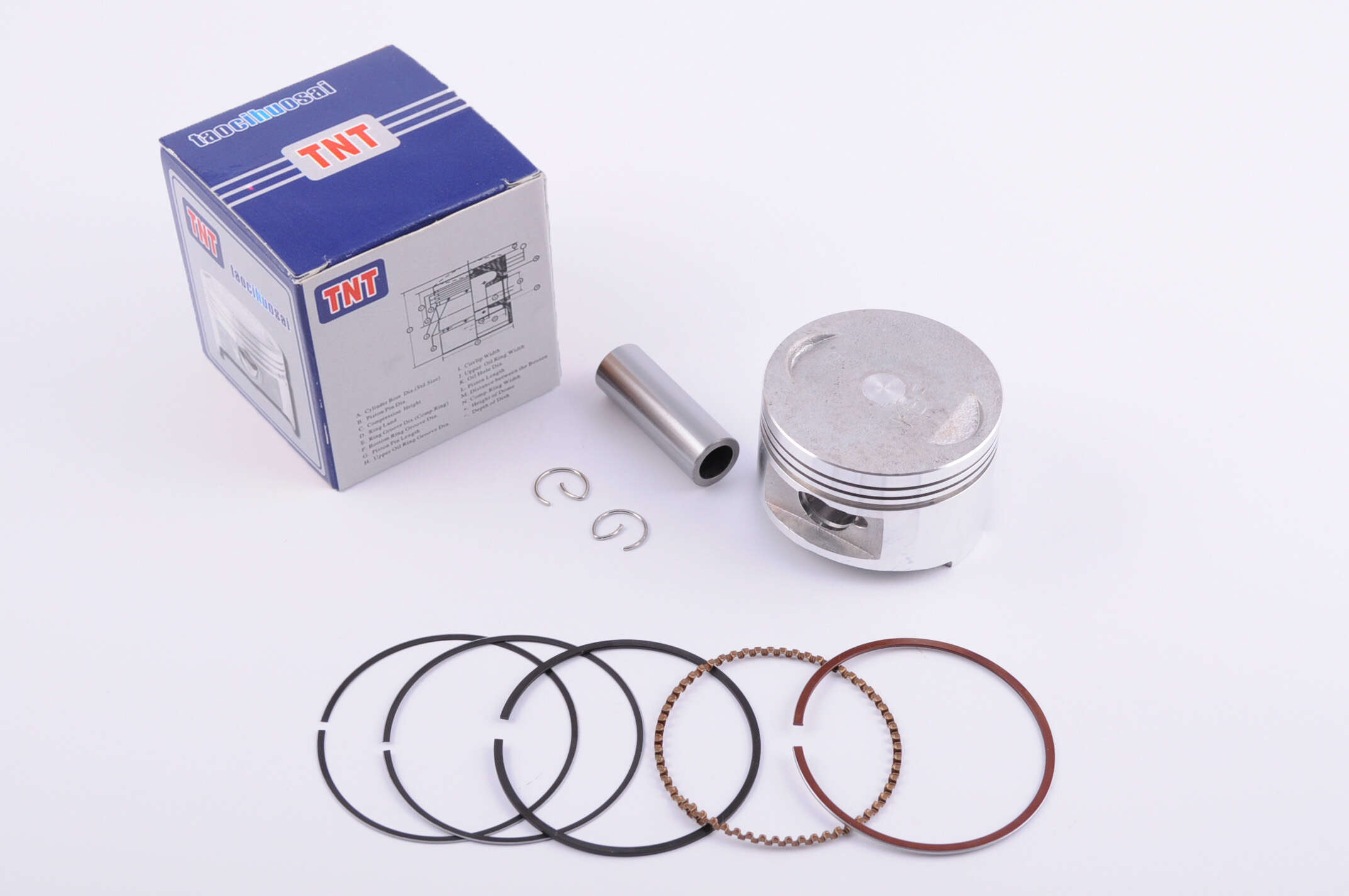 Поршень 4T GY6 150 .STD (Ø57,40) TNT