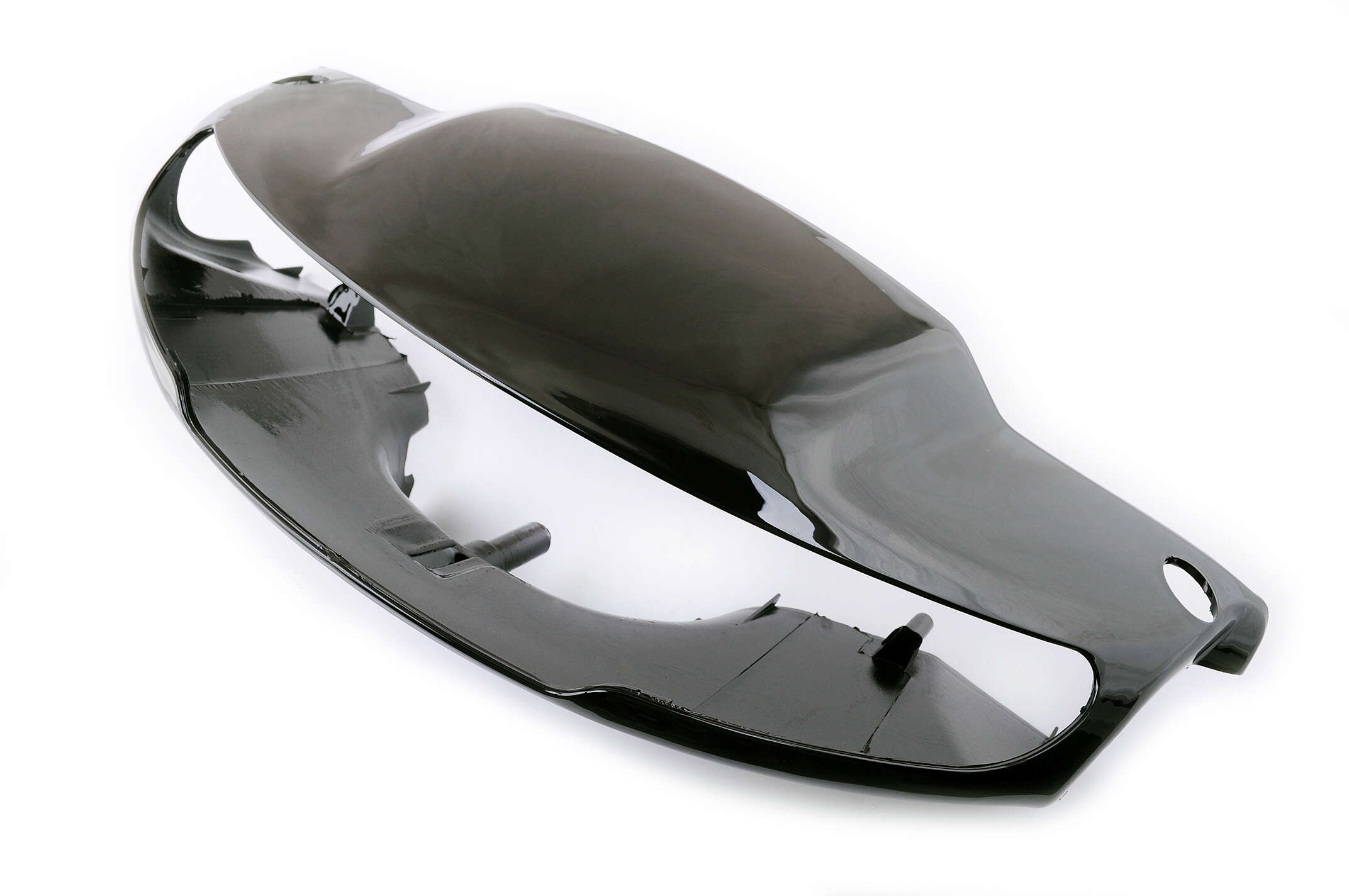 Пластик Honda DIO AF27 передний (голова) (черный) KOMATCU