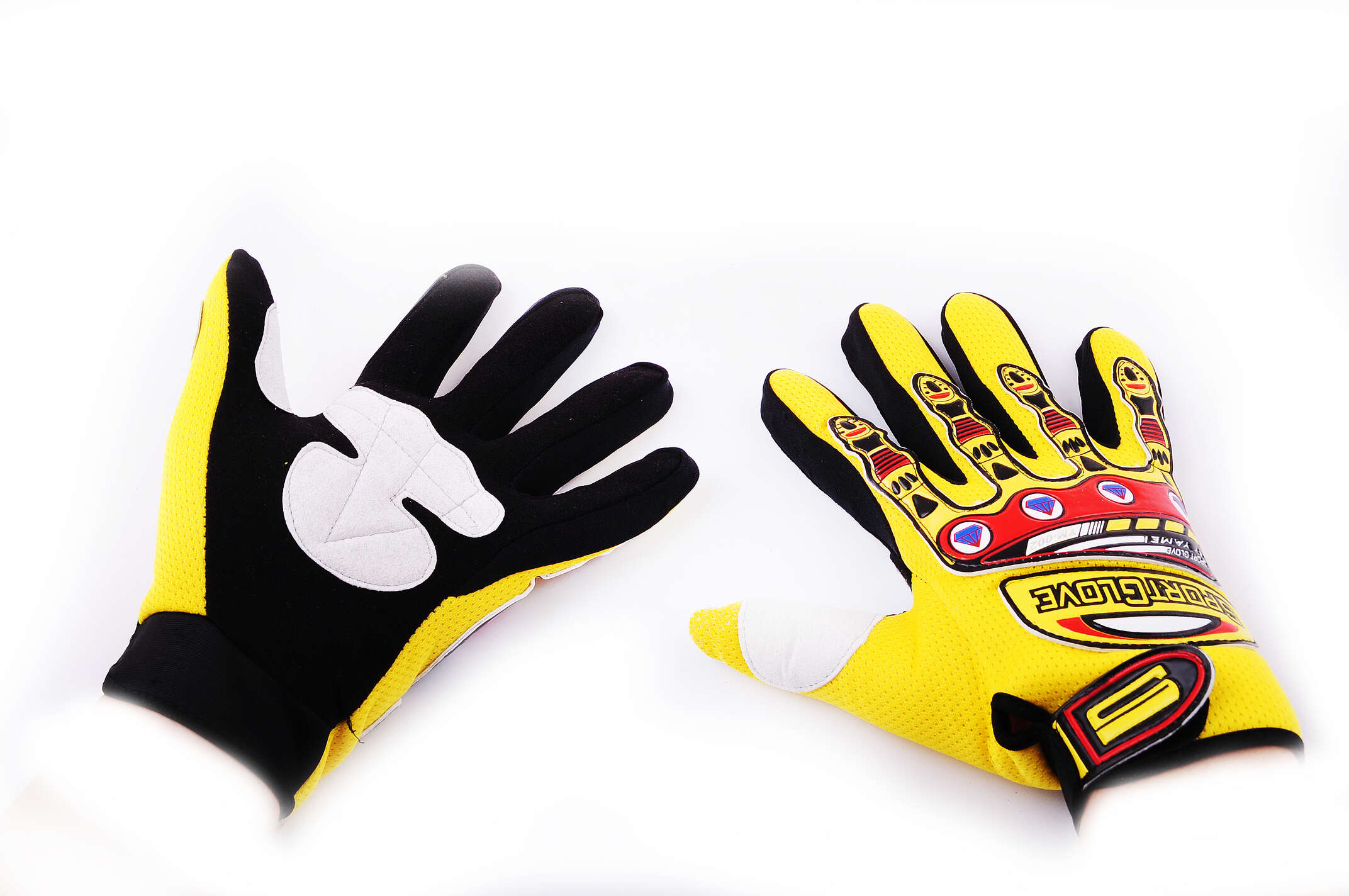 Перчатки SPORTGLOVE (mod:1, size:L, желтые)