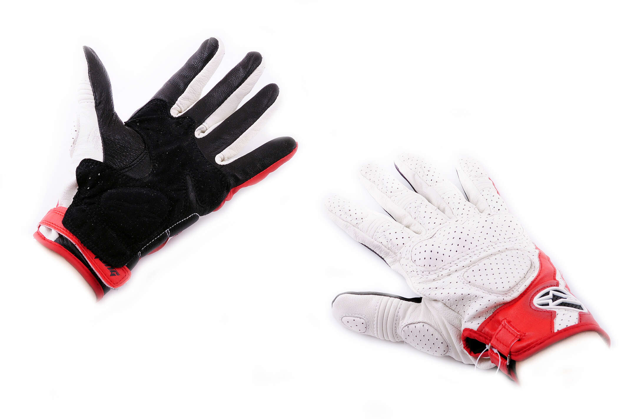 Перчатки ALPINESTARS (mod:MUSTANG, size:L, белые, кожа)