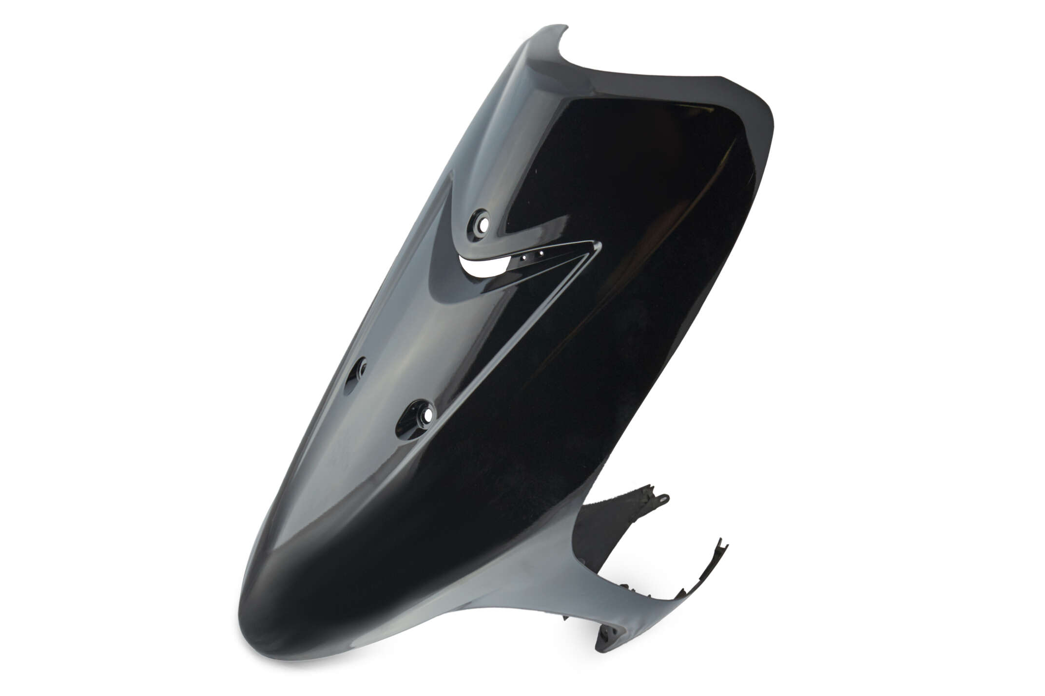 Пластик Yamaha JOG SA16 передний (клюв) (черный) KOMATCU