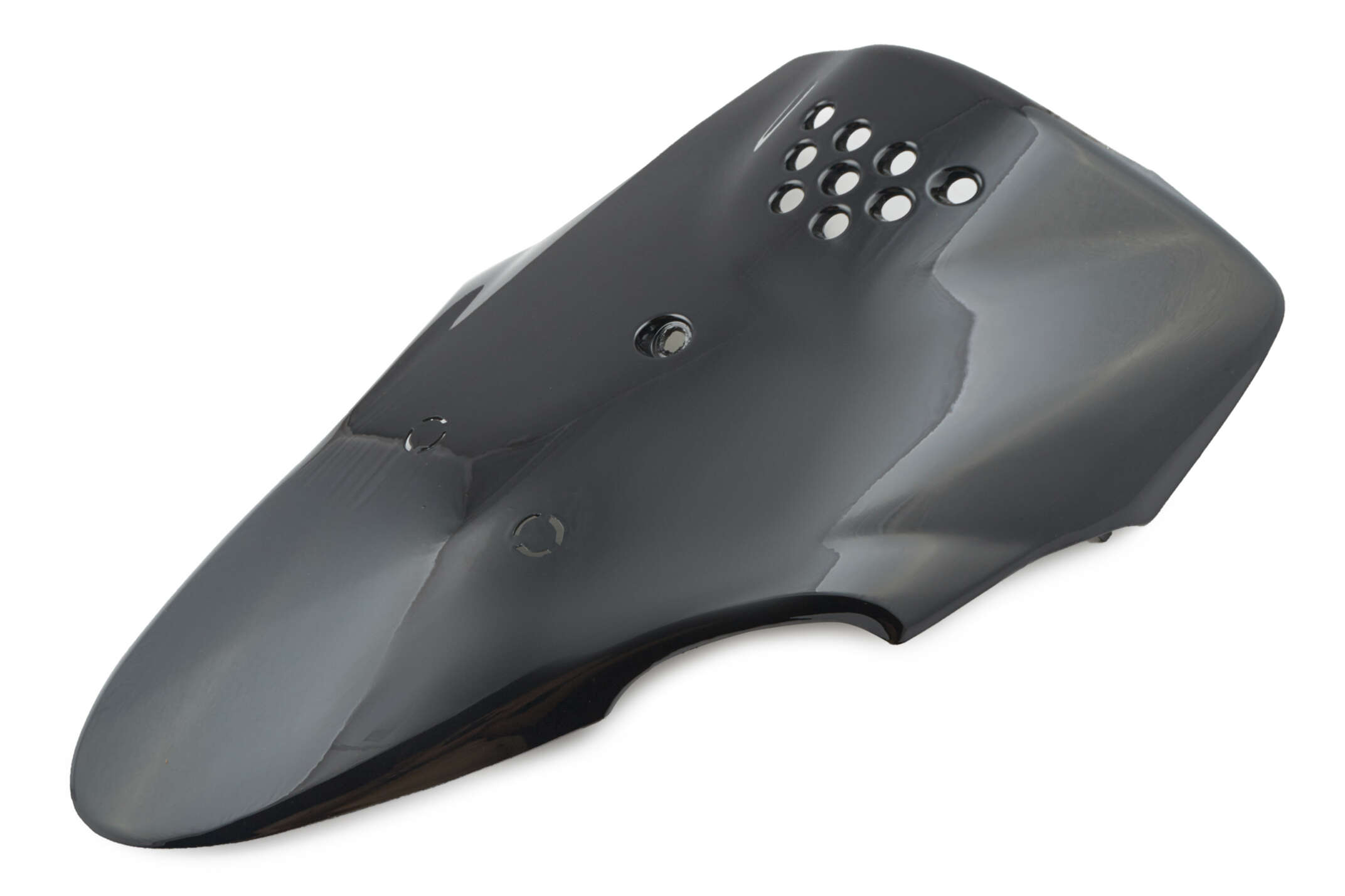 Пластик Yamaha JOG SA24 передний (клюв) (черный) KOMATCU