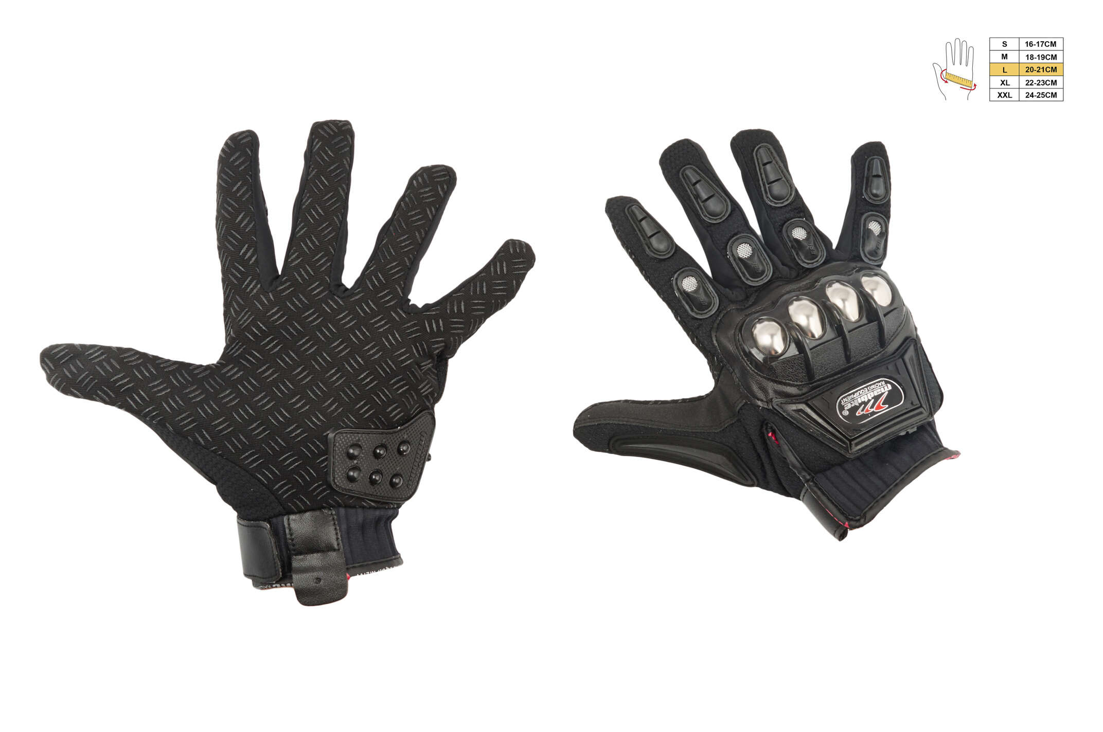 Перчатки MADBIKE (size:L, черные)