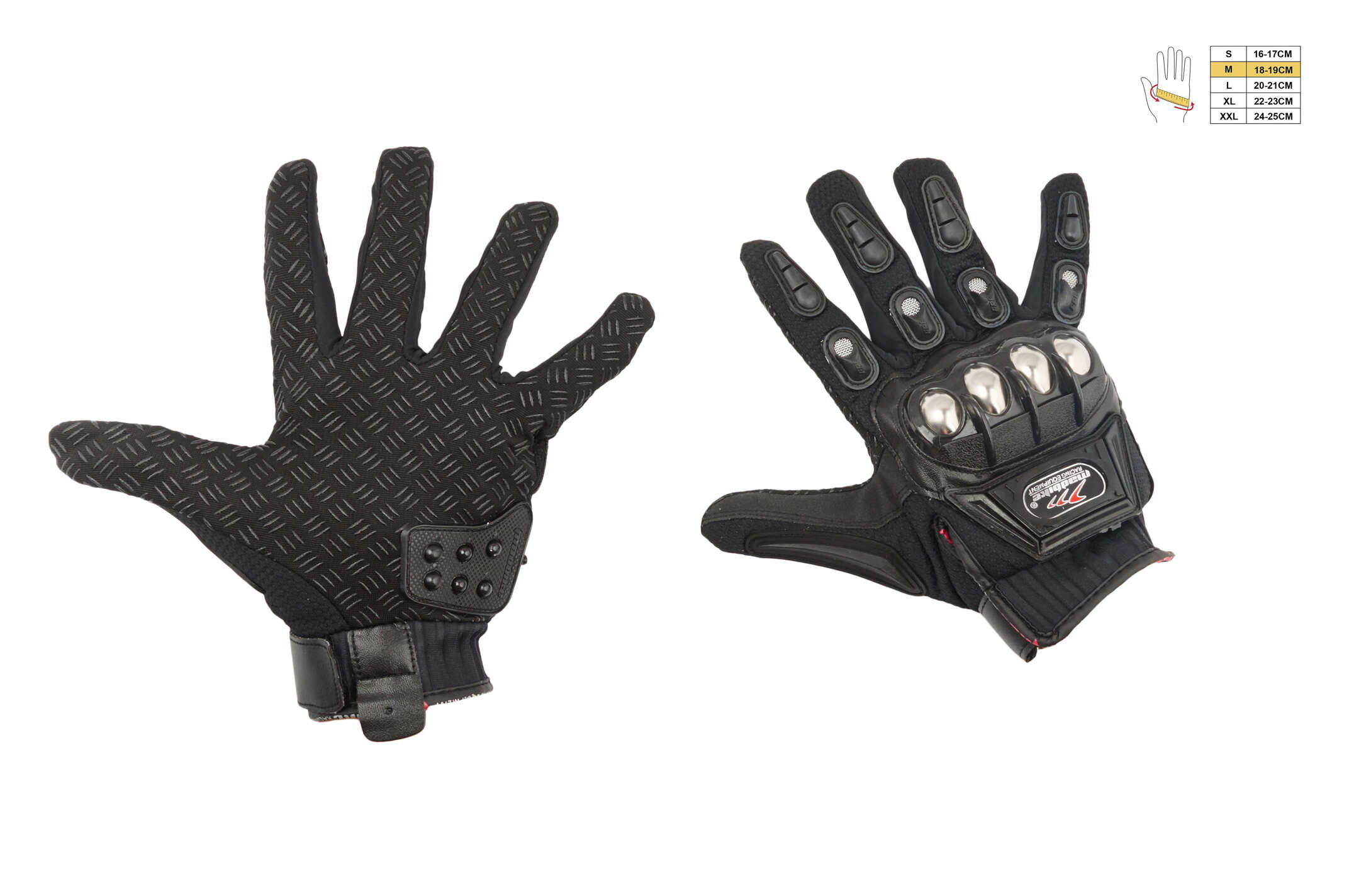 Перчатки MADBIKE (size:M, черные)