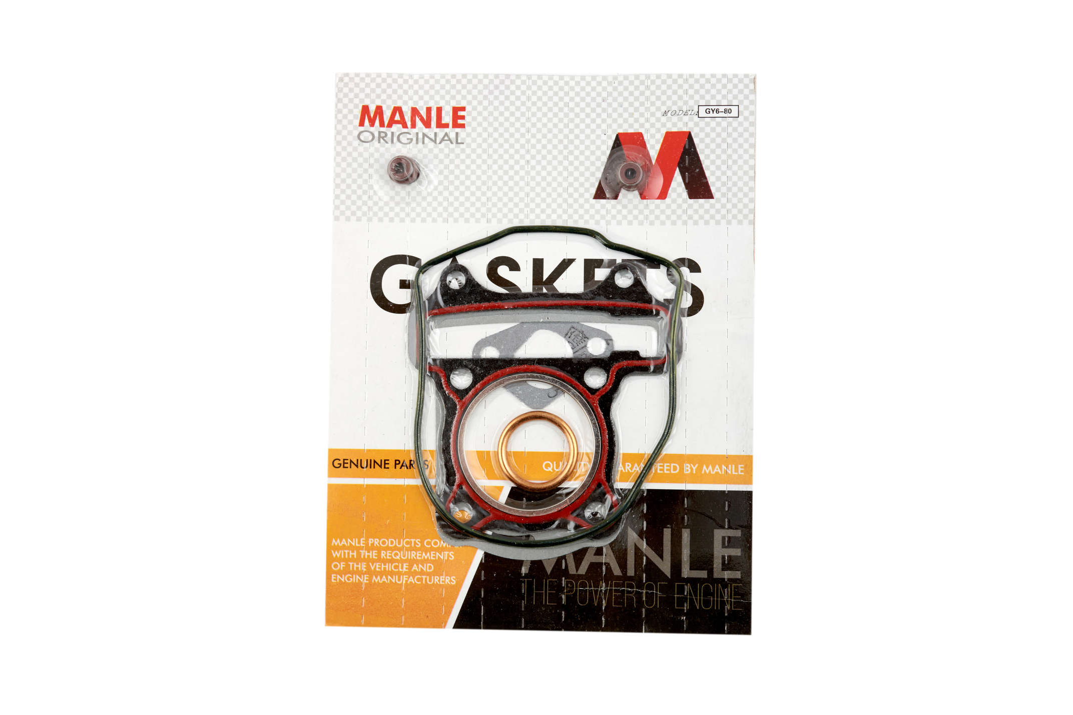Прокладки цилиндра (набор) 4T GY6 80 Ø47mm (mod:A) DJ