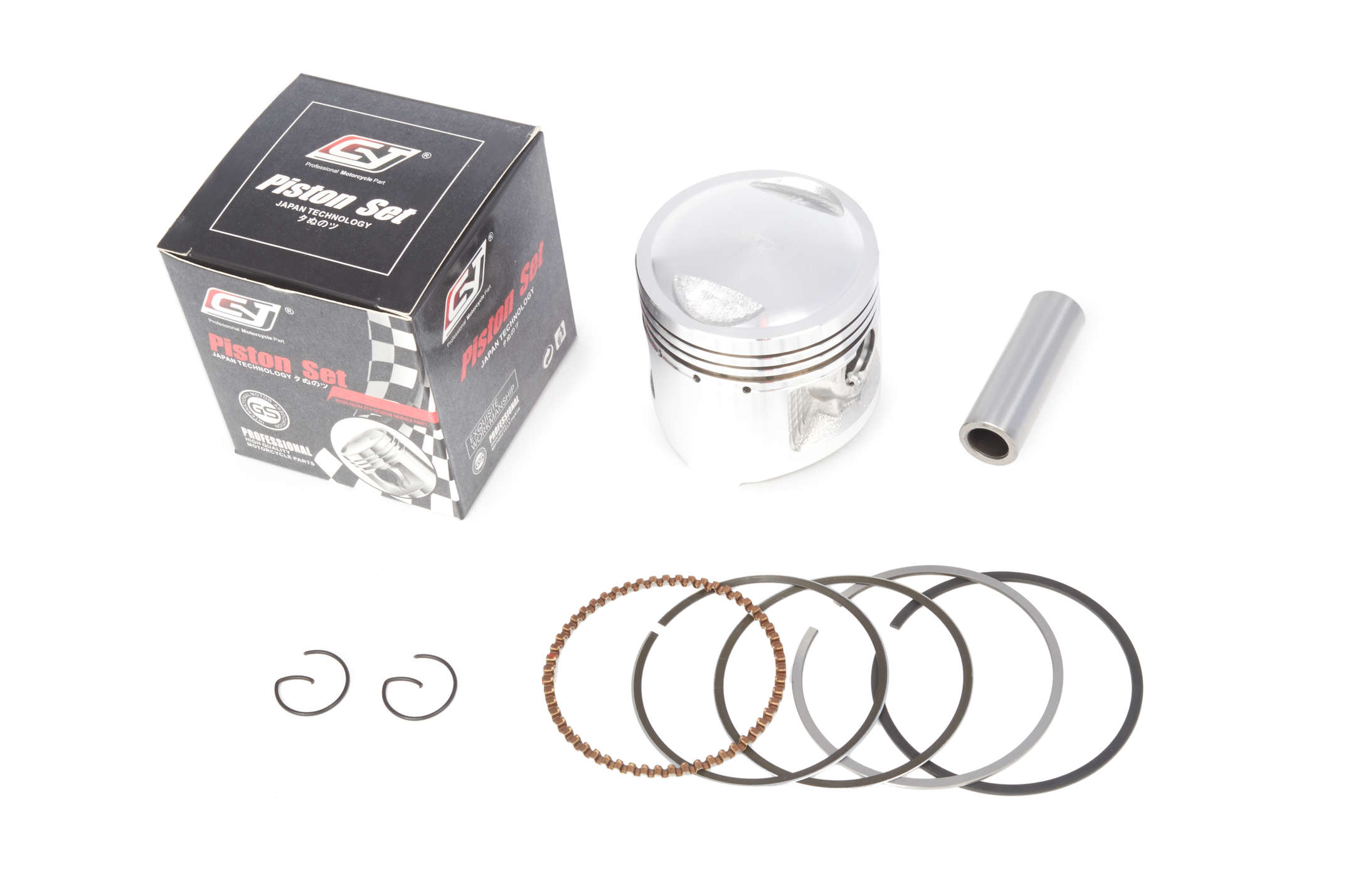 Поршень 4T CB/CG Ø56,50mm, p-15 (125/140cc STD) SHENG