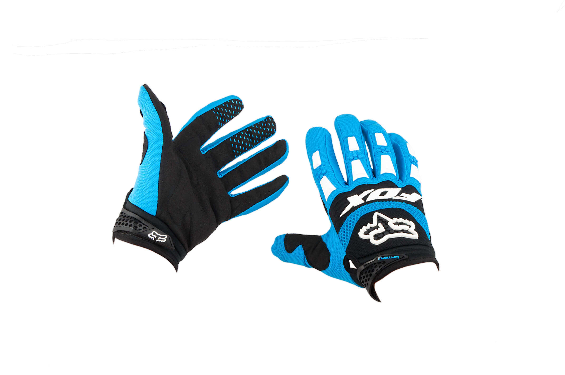 Перчатки FOX DIRTPAW (mod:028, size:M, сине-черные)