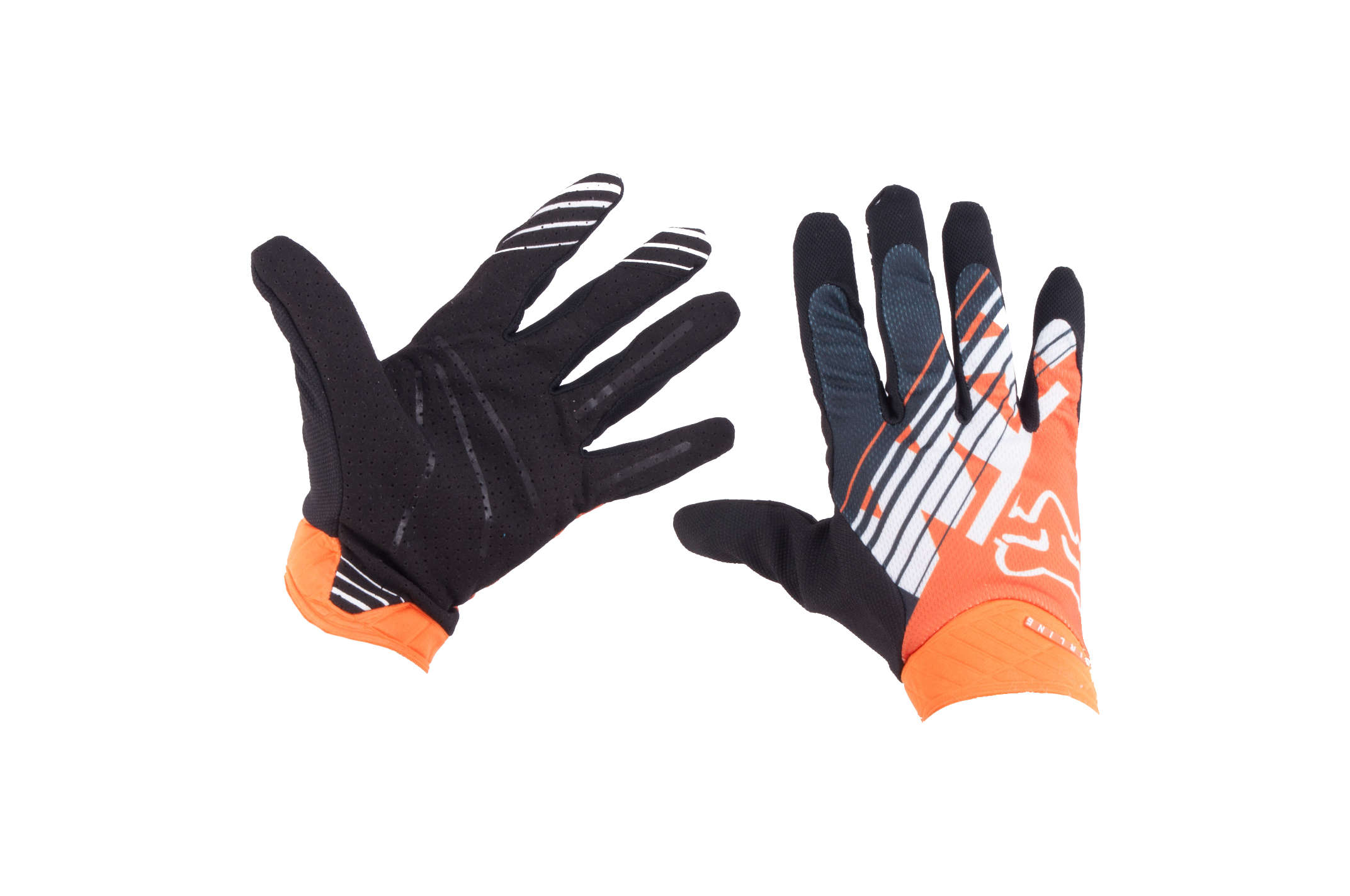 Перчатки FOX AIRLINE KTM (mod:028, size:m, черно-оранживые)