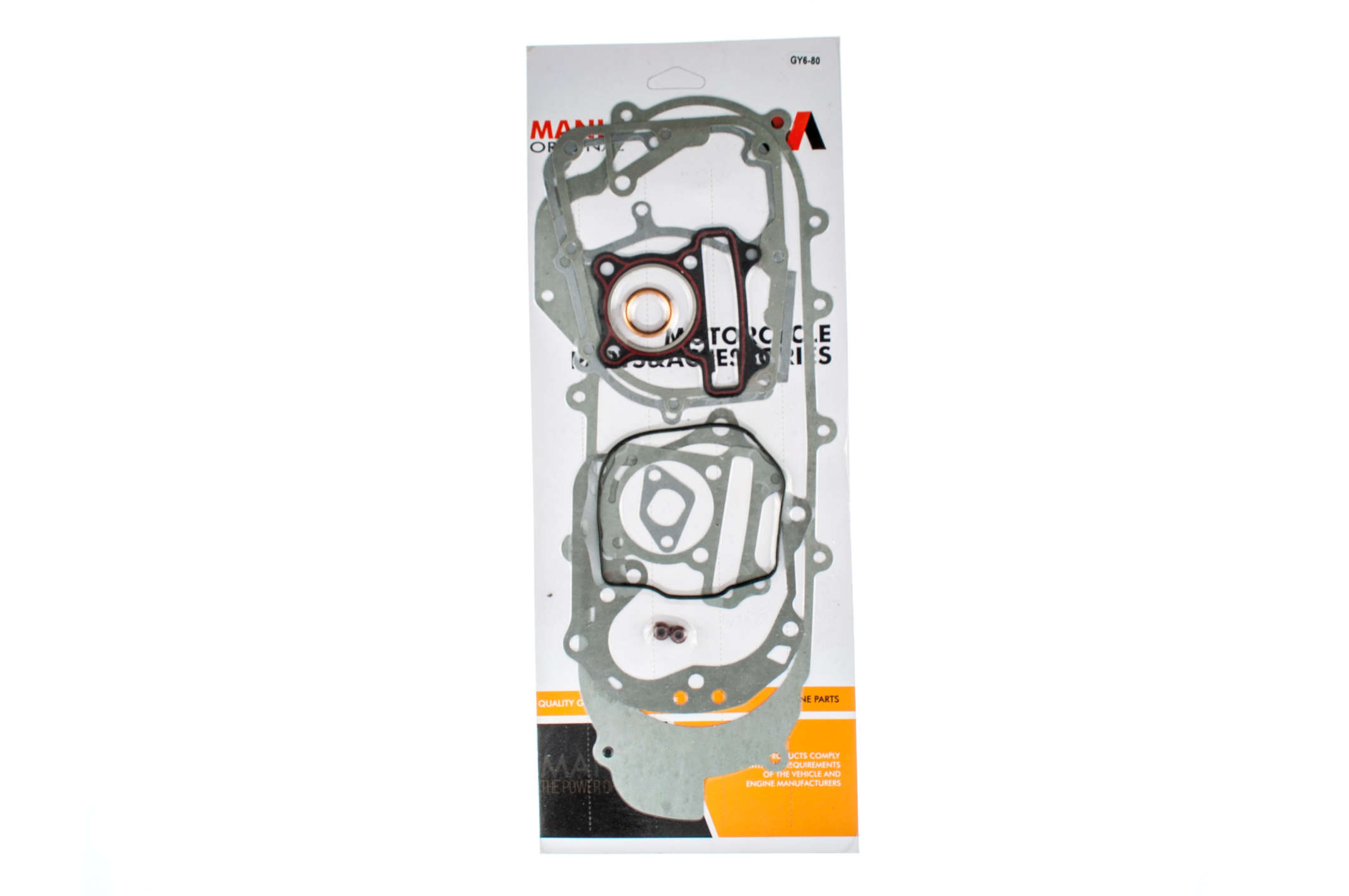Прокладки двигателя (набор) 4T GY6 80 (Ø47mm, L-430mm) MANLE