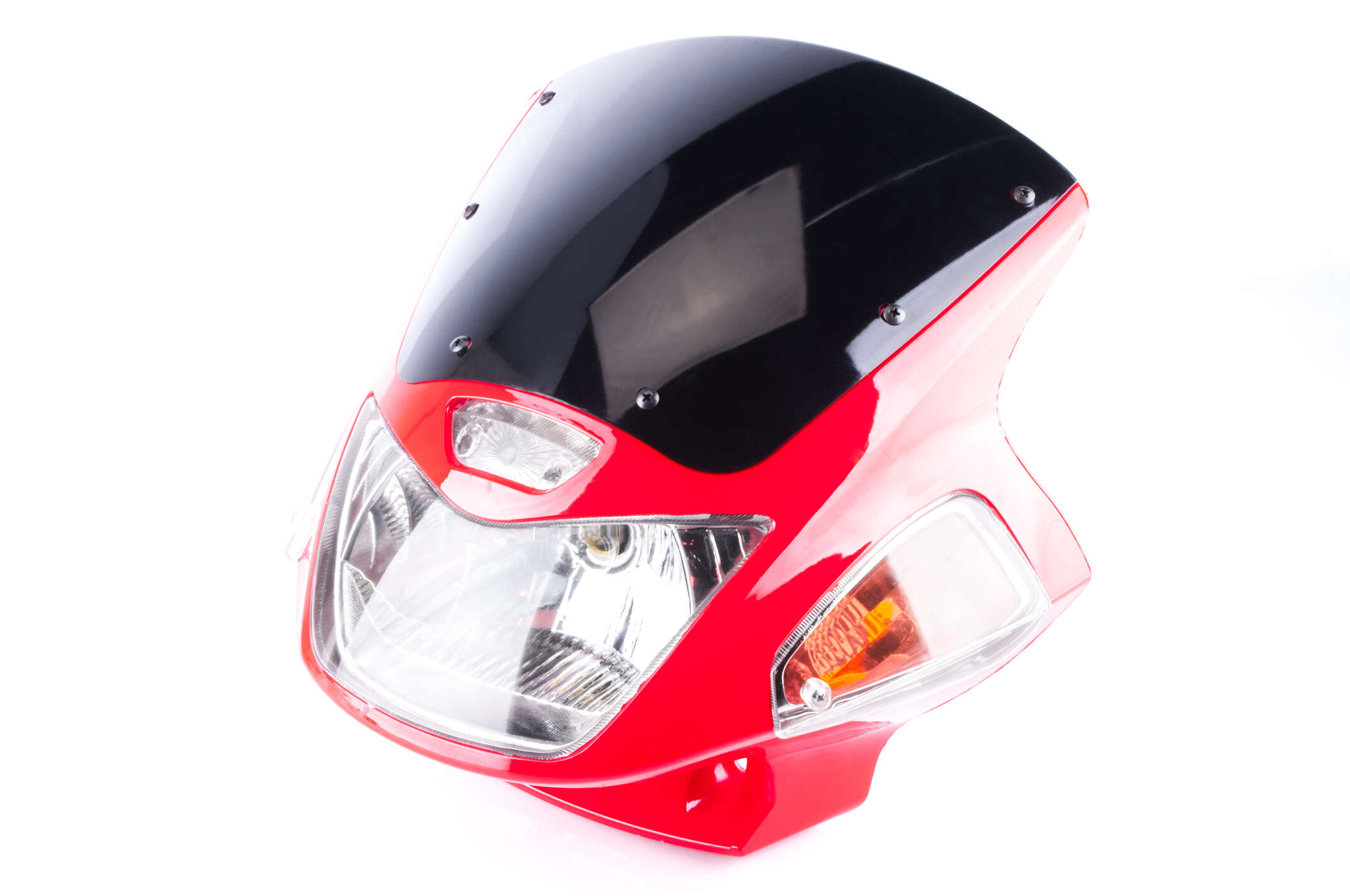 Обтекатель Zongshen, Lifan 125/150 (mod:2, с фарой и поворотами) (красный)