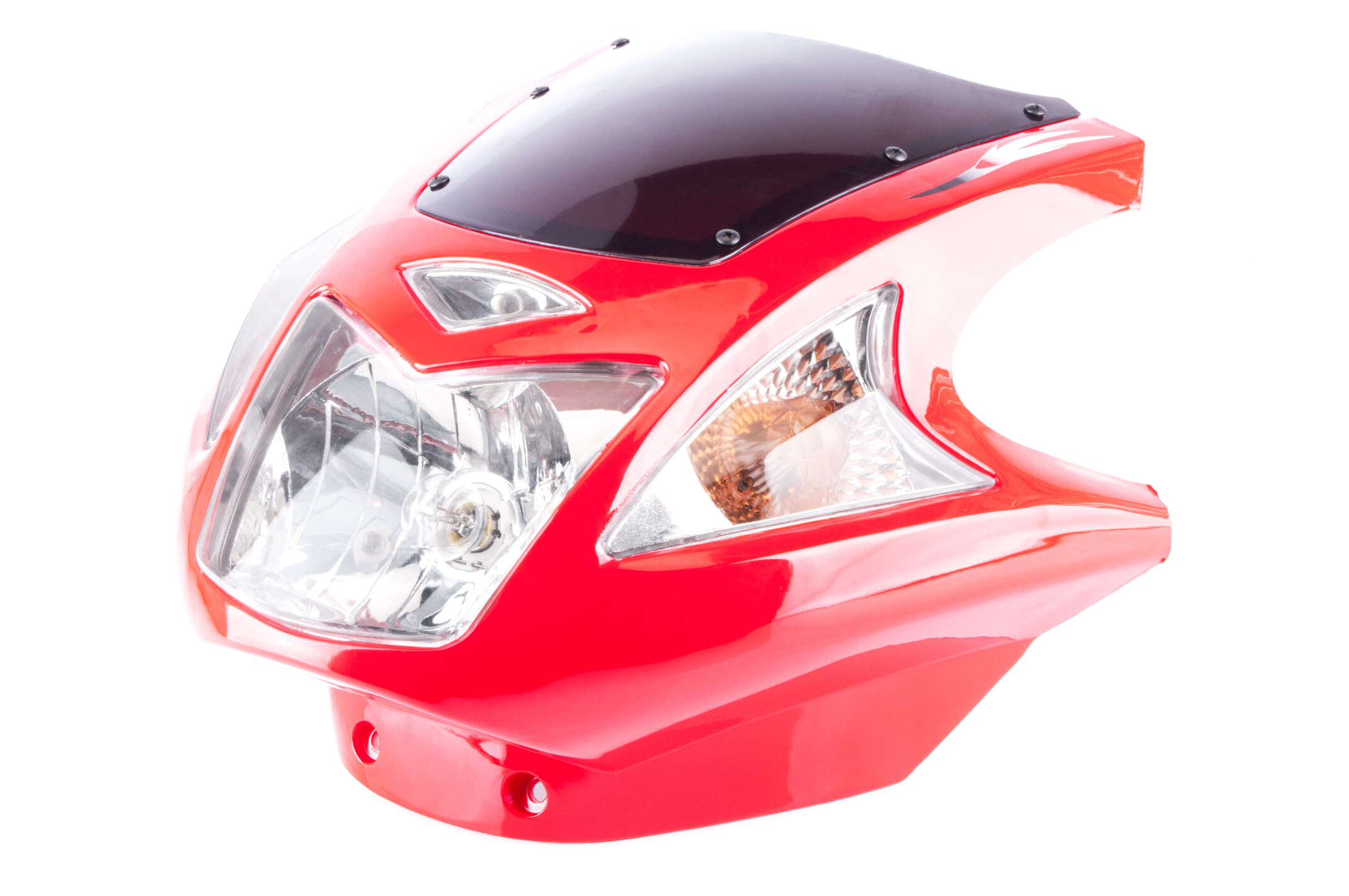 Обтекатель Zongshen, Lifan 125/150 (mod:4, с фарой и поворотами) (красный)