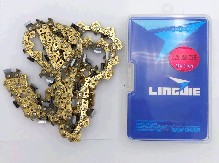Цепь пильная 3/8, 1,3mm, 57зв, RS, под шину 16 (40,5см) для Partner 350-401 (золотая) KOSA
