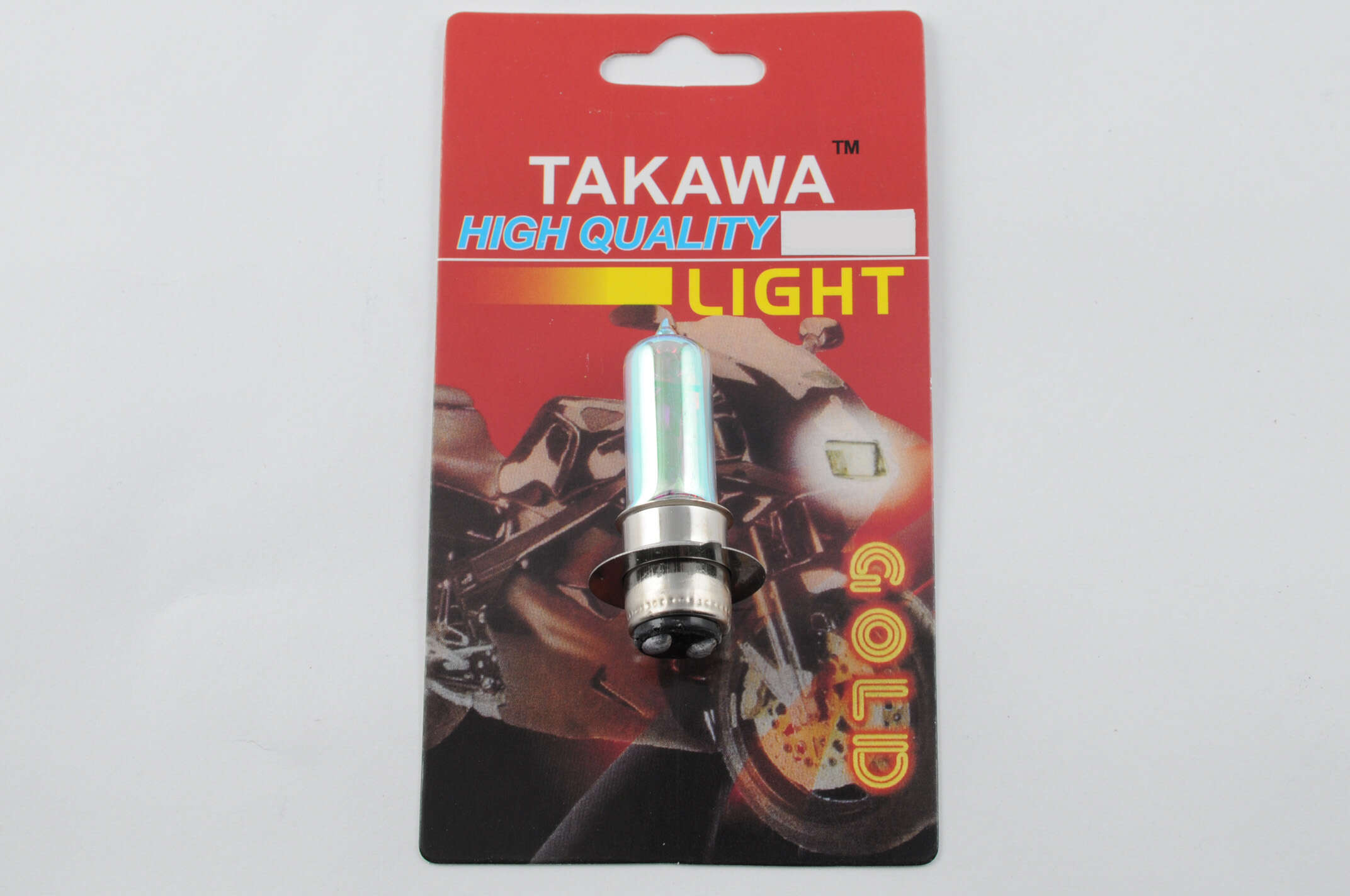 Лампа P15D-25-1 (1 ус) 12V 18W/18W (хамелеон розовый) (блистер) TAKAWA (mod:A)