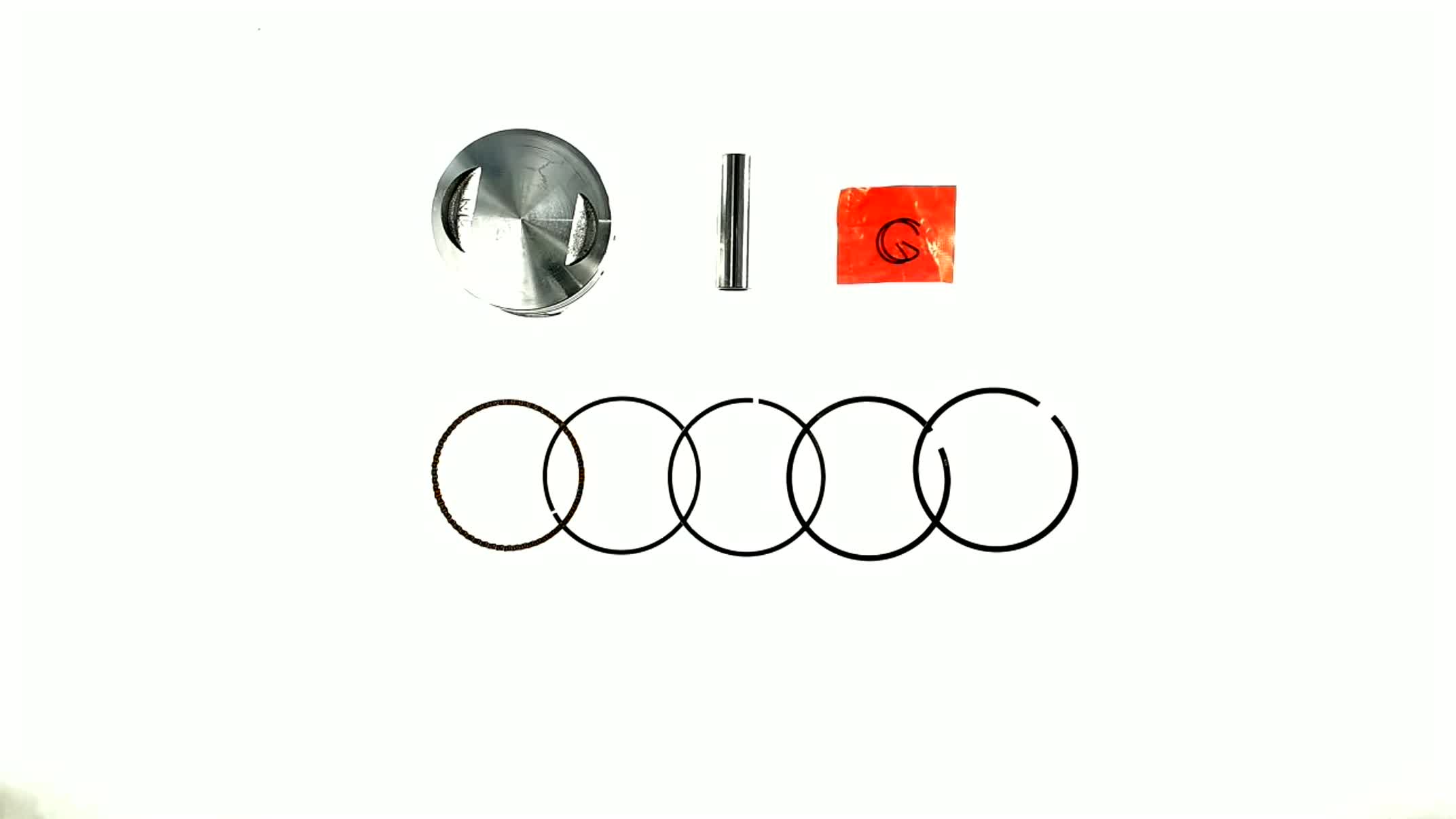 Поршень 4T CB/CG Ø62,00mm, p-15 (150/175cc STD: 162FMJ, 162FMK) SUNY (mod.B)