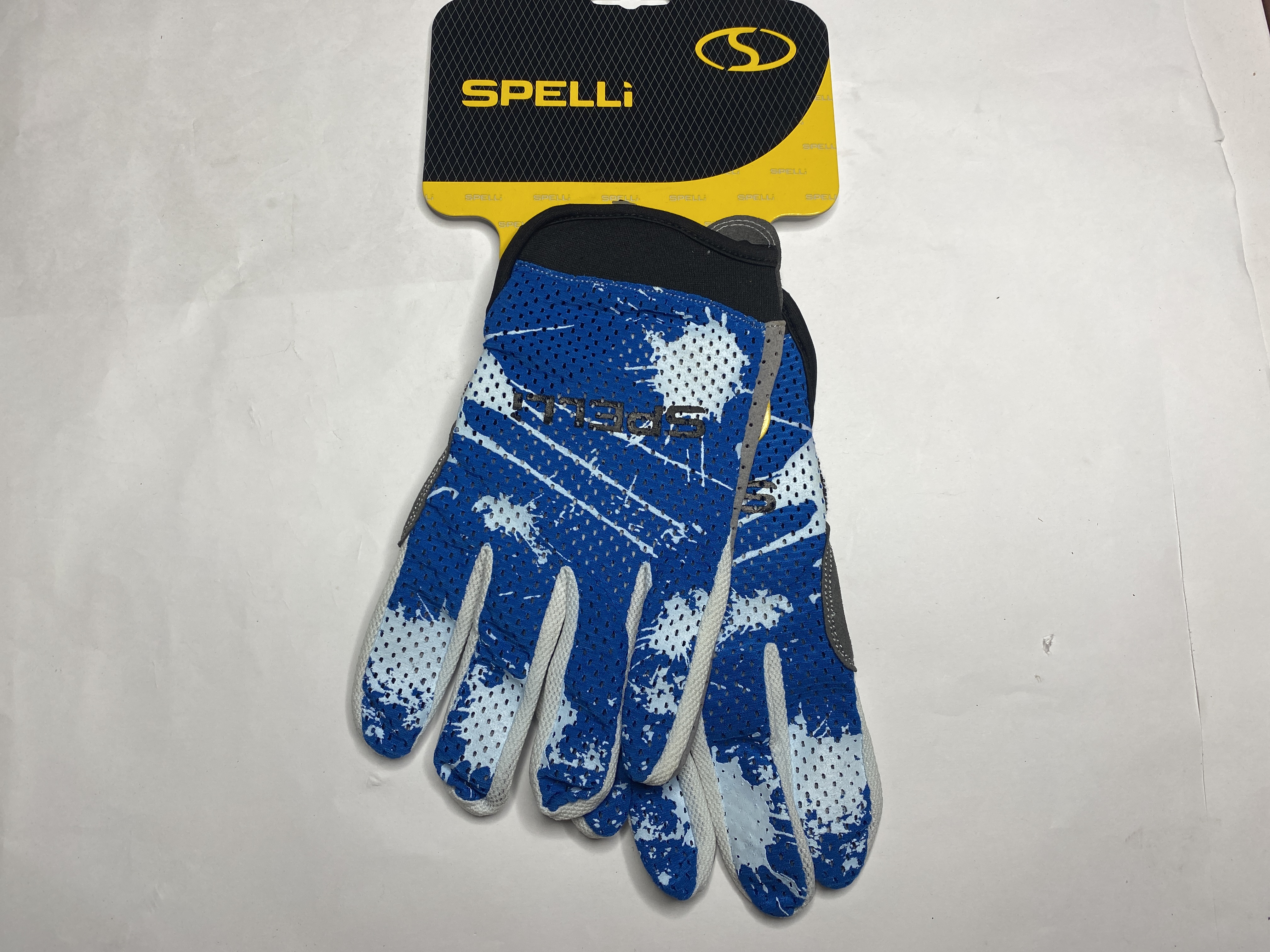 Велоперчатки (черно-серые, size M) (Spelli) FM