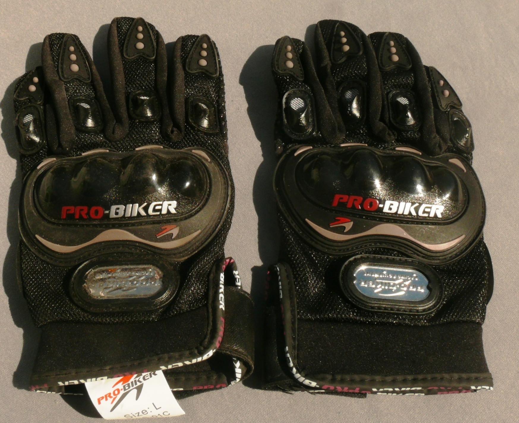 Перчатки PRO-BIKER (черные) VDK-2