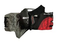Велоперчатки (черно-красные, size L) Benotto CG -7861 KL