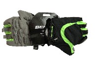 Велоперчатки (черно-зеленые, size L) Benotto LCL-60053 KL