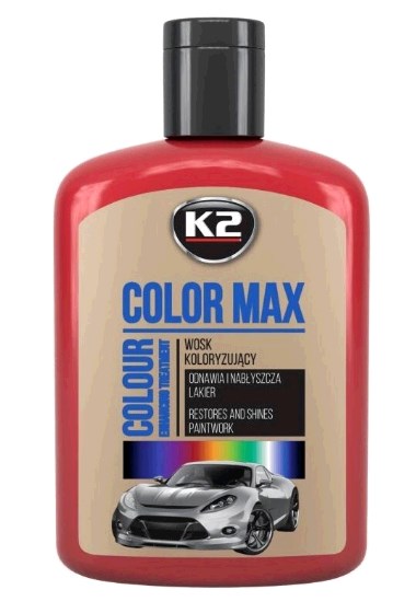 Полироль восковый для кузова Color Max бордовый 200 мл K2 ГПЛ