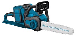 Пила цепная аккумуляторная KRAISSMANN 3502 AKS-BL 20UL 40 В (2*20 В), шина: 350 мм , с двойным зарядным без АКБ VRL