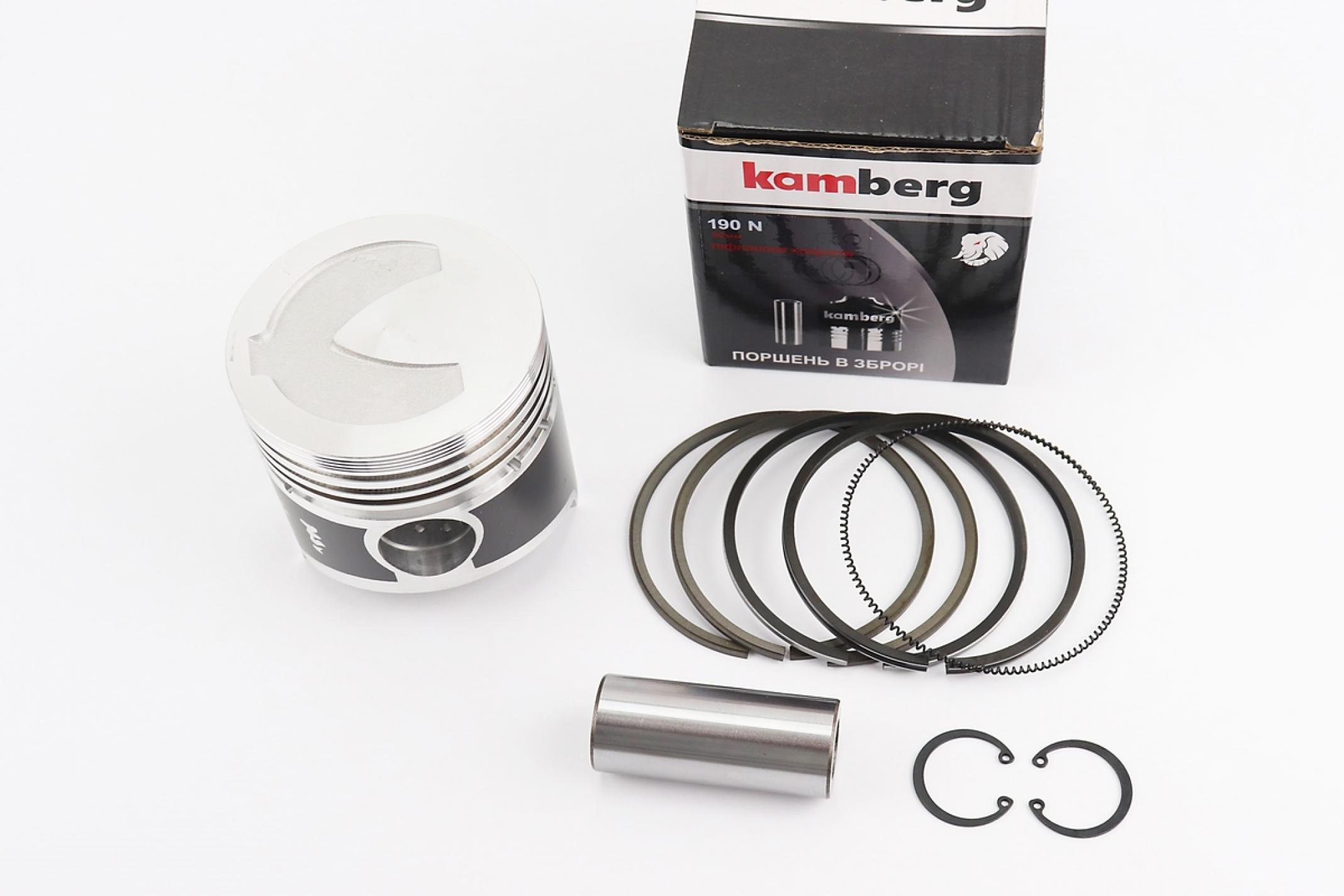 Поршень к-кт R190N 90mm STD (форкамера Подкова) тефлоновое покрытие KS